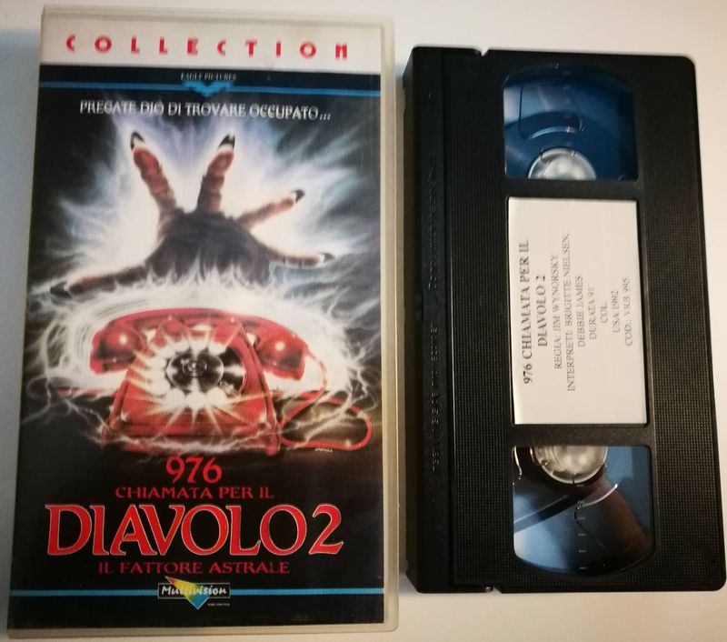 TeknoFilm – VHS – 976 CHIAMATA PER IL DIAVOLO 2 - IL FATTORE ASTRALE di Jim Wynorski (1992) - MULTIVISION (INEDITO IN DVD)