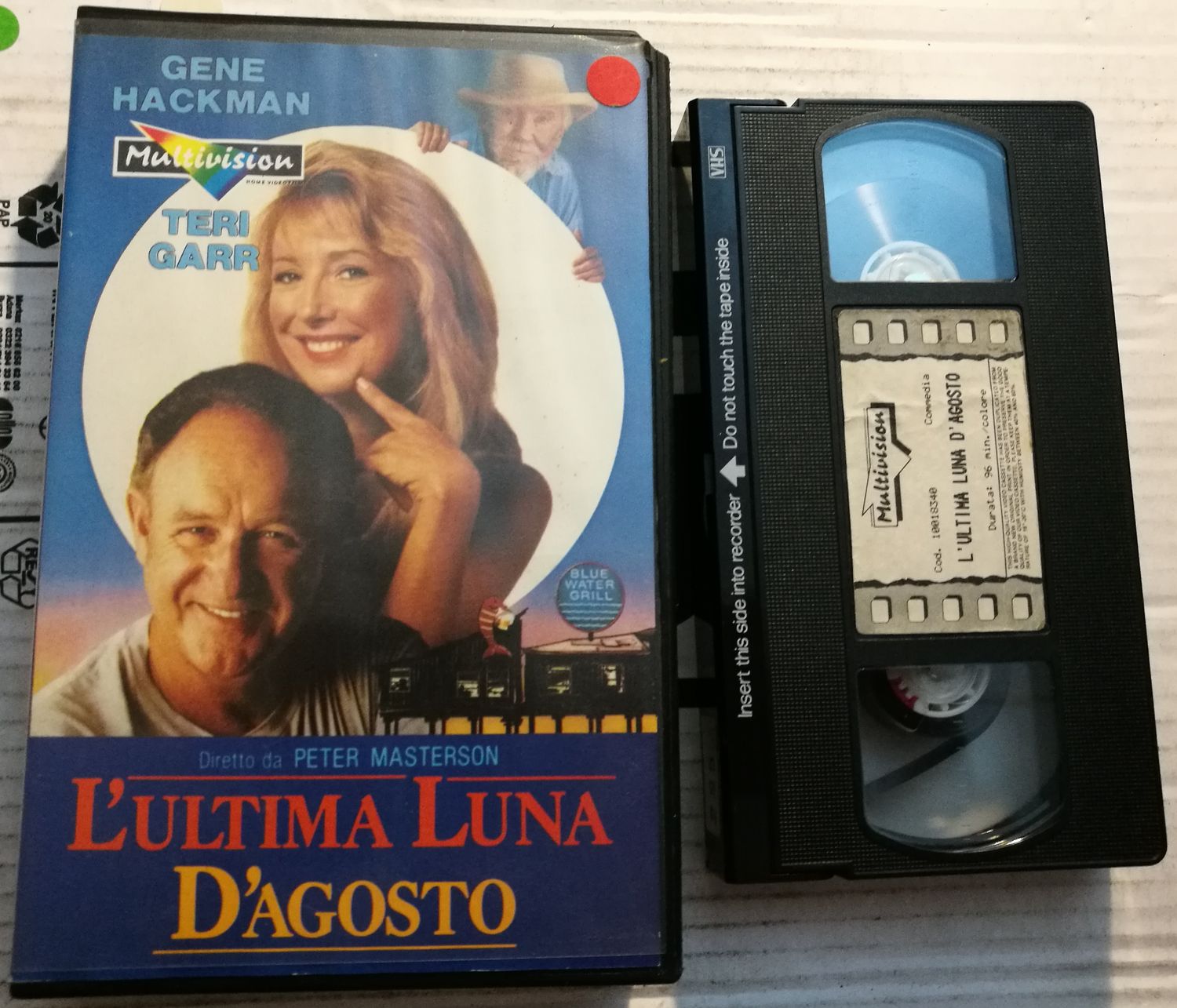 TeknoFilm – VHS – L'ULTIMA LUNA D'AGOSTO di Peter Masterson (1988) - MULTIVISION (INEDITO IN DVD)