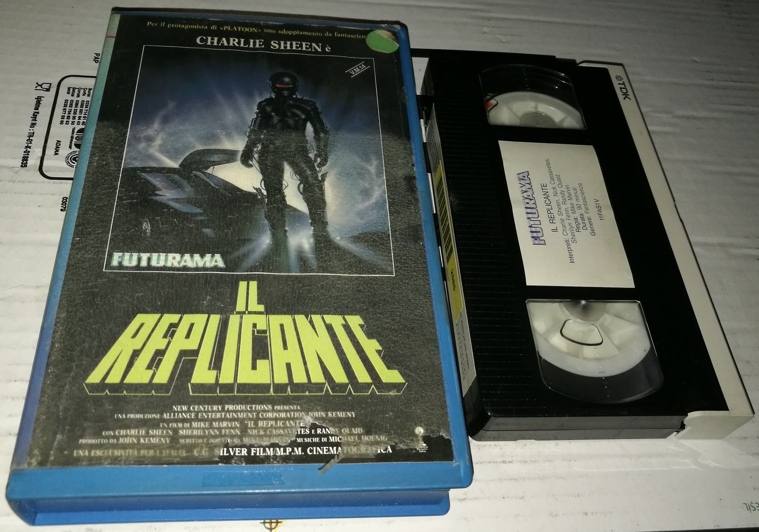 TeknoFilm - VHS – IL REPLICANTE di Mike Marvin (1986) - FUTURAMA