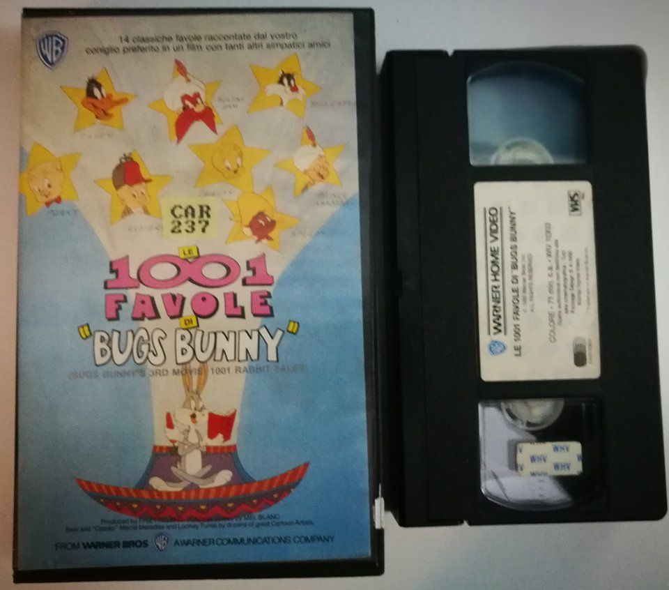 TeknoFilm – VHS – 1001 FAVOLE DI BUGS BUNNY di Friz Freleng, Robert McKimson e Chuck Jones (1982) - WARNER BROS