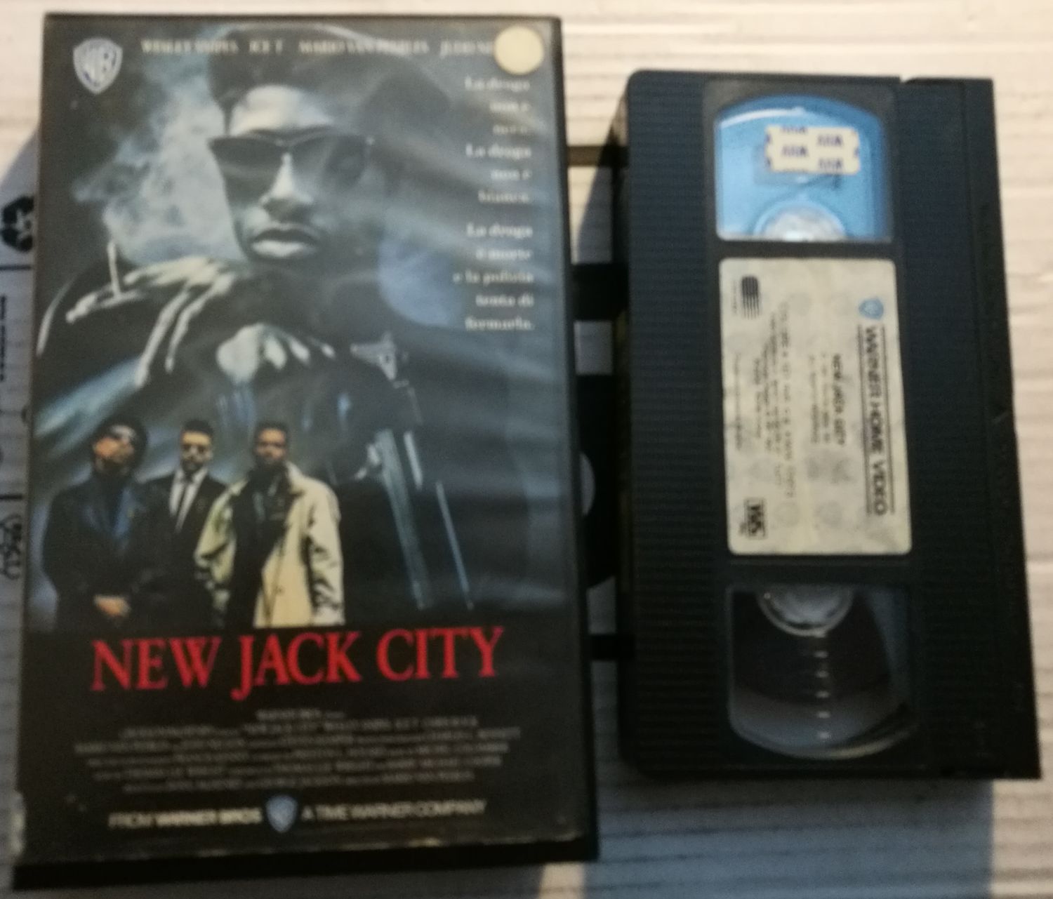 TeknoFilm – VHS – NEW JACK CITY di Mario Van Peebles (1991) - WARNER BROS TeknoFilm – VHS – NEW JACK CITY di Mario Van Peebles (1991) - WARNER BROS