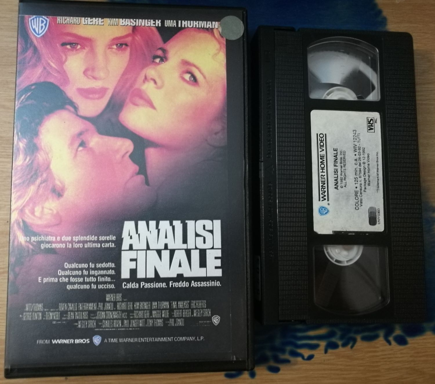 TeknoFilm – VHS – ANALISI FINALE di Phil Joanou (1992) - WARNER BROS TeknoFilm – VHS – ANALISI FINALE di Phil Joanou (1992) - WARNER BROS