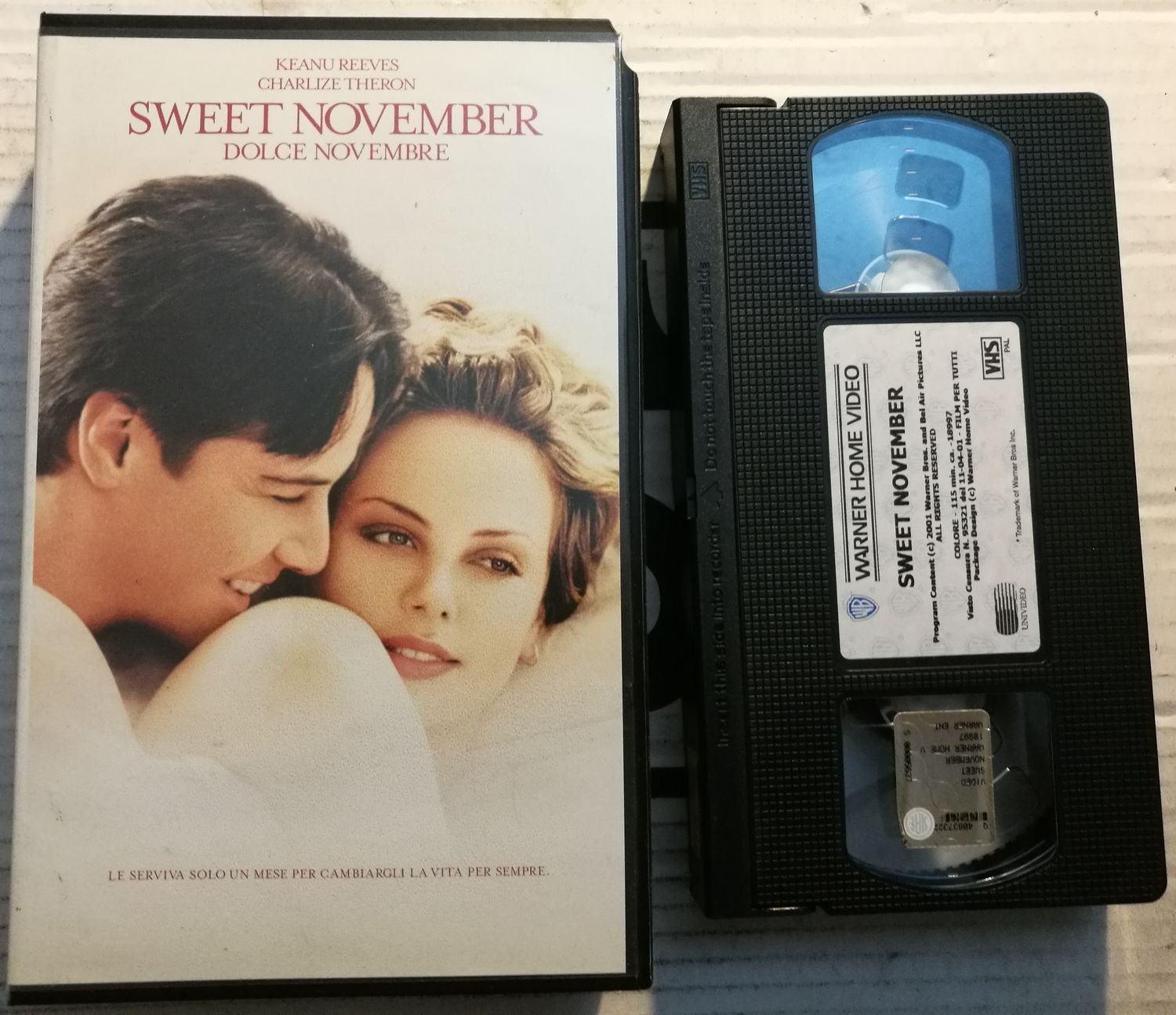 TeknoFilm – VHS – SWEET NOVEMBER - DOLCE NOVEMBRE di Pat O'Connor (2001) - WARNER BROS TeknoFilm – VHS – SWEET NOVEMBER - DOLCE NOVEMBRE di Pat O'Connor (2001) - WARNER BROS
