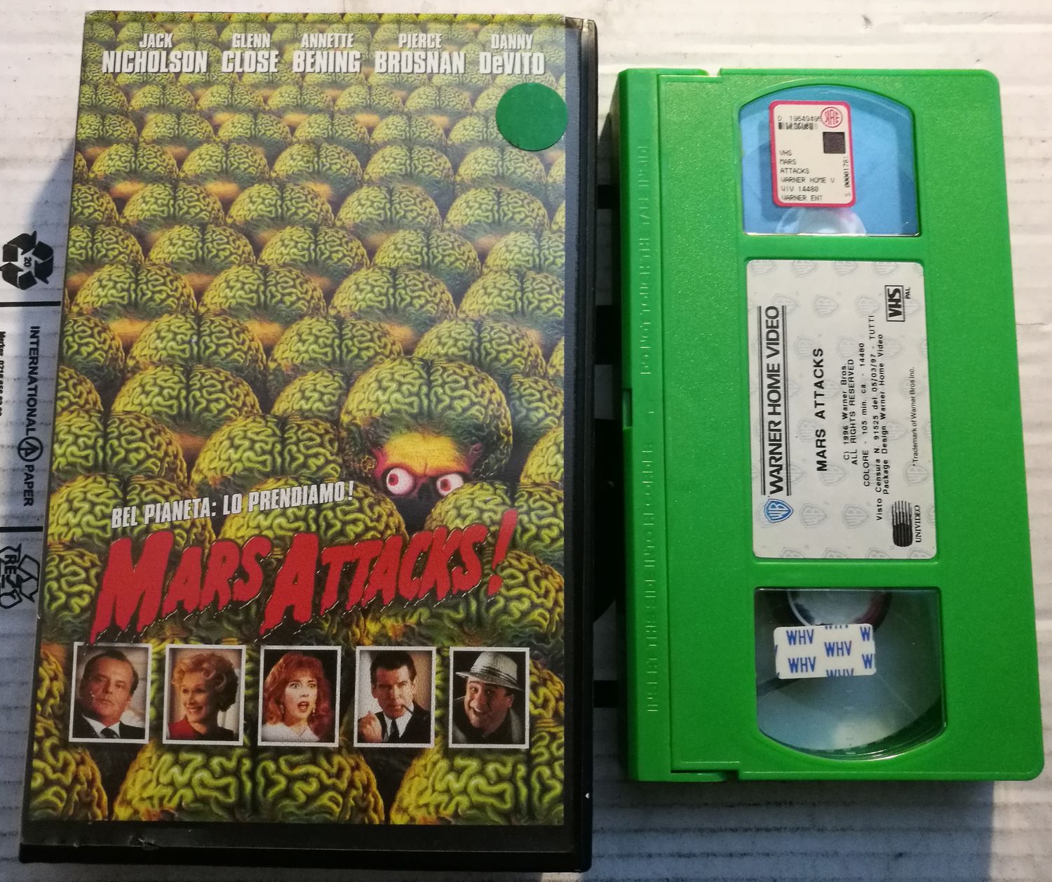 TeknoFilm – VHS – MARS ATTACKS di Tim Burton (1996) - WARNER BROS TeknoFilm – VHS – MARS ATTACKS di Tim Burton (1996) - WARNER BROS