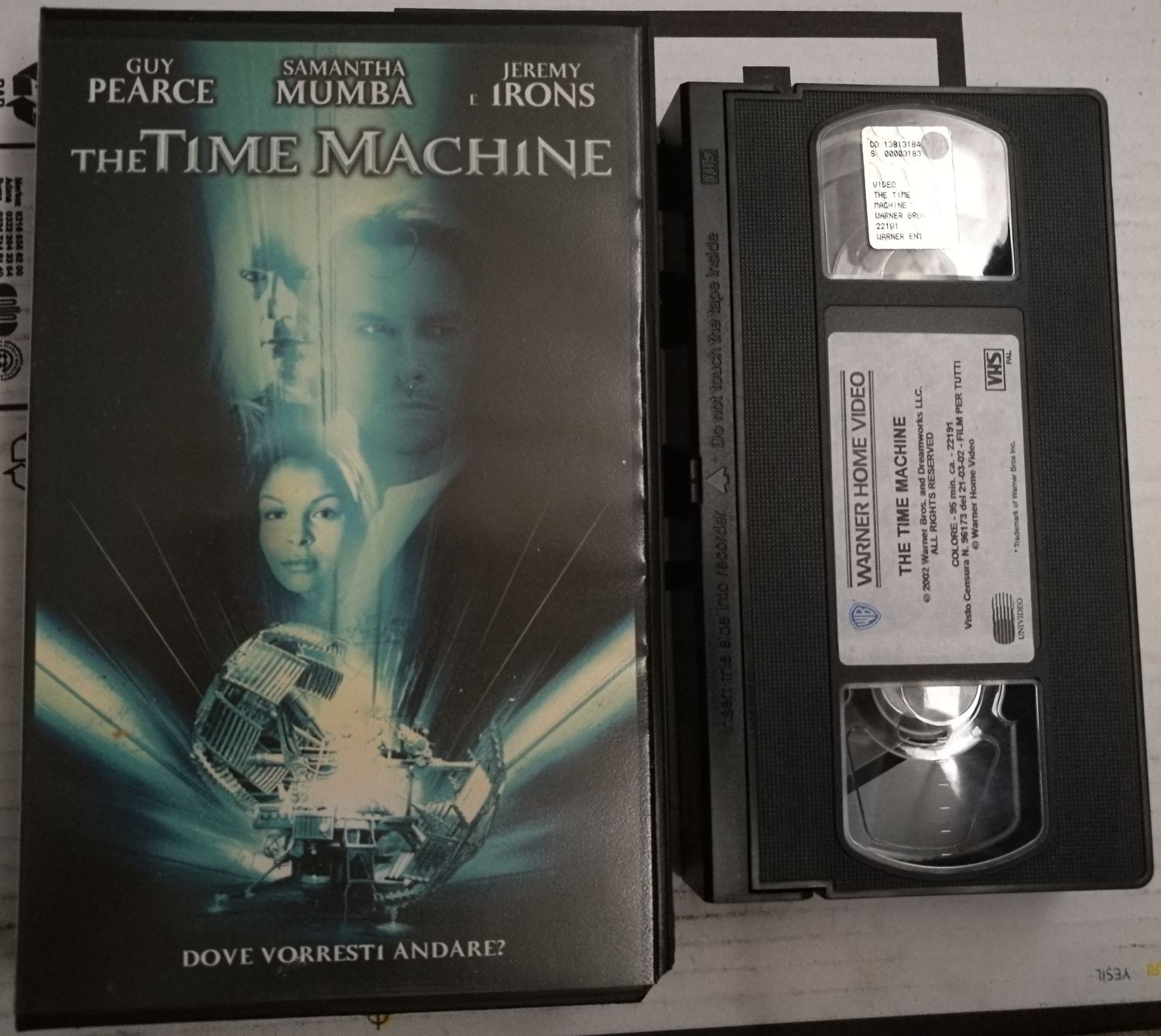 TeknoFilm – VHS – THE TIME MACHINE di Simon Wells (2002) - WARNER BROS TeknoFilm – VHS – THE TIME MACHINE di Simon Wells (2002) - WARNER BROS