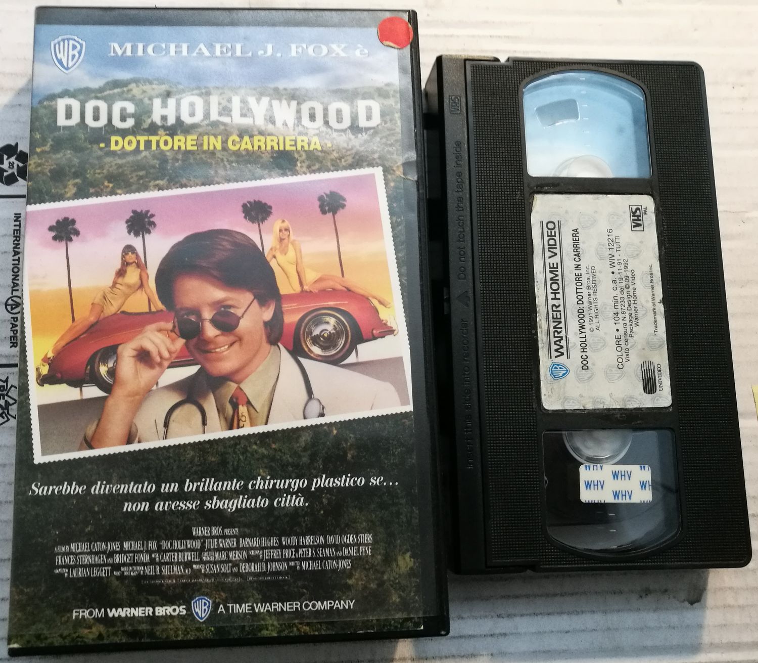 TeknoFilm – VHS – DOC HOLLYWOOD - DOTTORE IN CARRIERA di Michael Caton-Jones (1991) - WARNER BROS TeknoFilm – VHS – DOC HOLLYWOOD - DOTTORE IN CARRIERA di Michael Caton-Jones (1991) - WARNER BROS