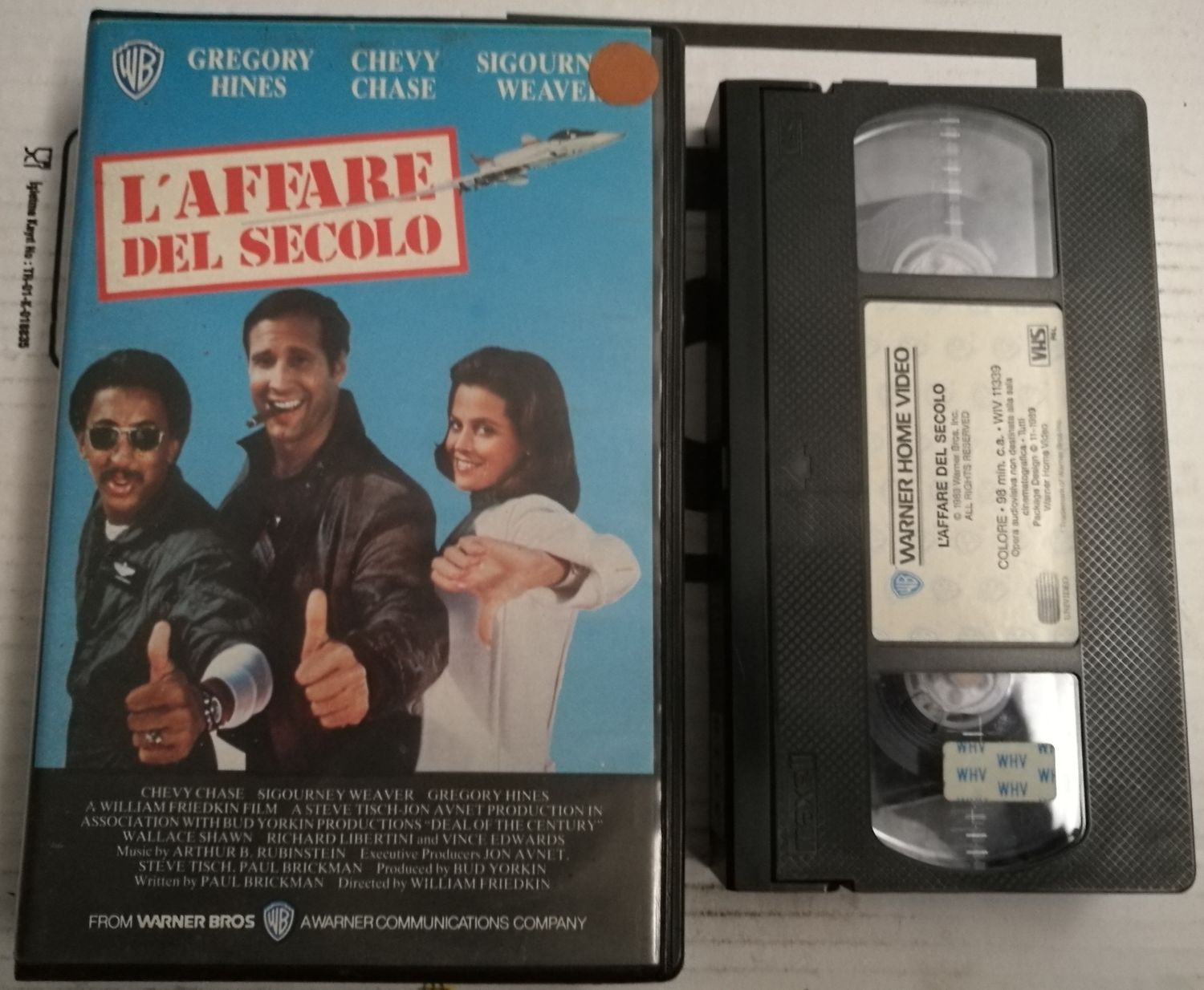 TeknoFilm – VHS – L'AFFARE DEL SECOLO di William Friedkin (1983) - WARNER BROS TeknoFilm – VHS – L'AFFARE DEL SECOLO di William Friedkin (1983) - WARNER BROS