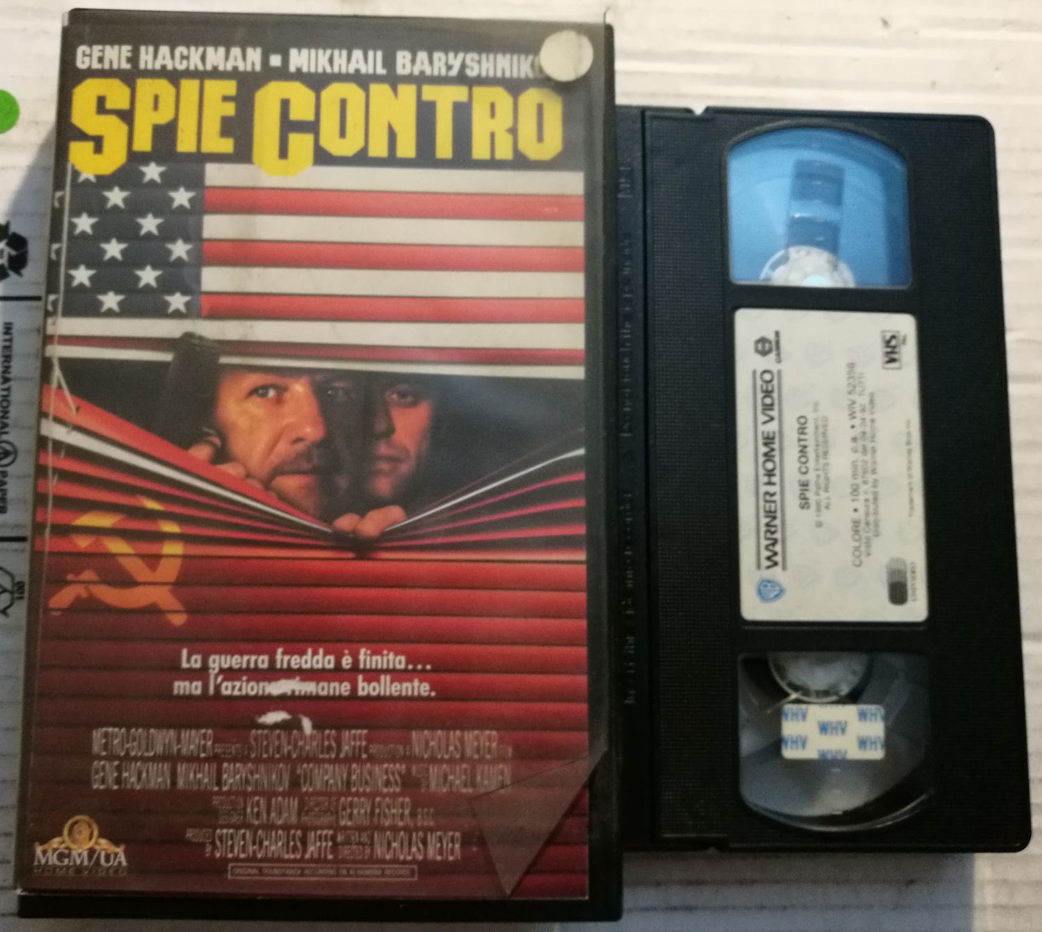 TeknoFilm – VHS – SPIE CONTRO di Nicholas Meyer (1992) - WARNER BROS TeknoFilm – VHS – SPIE CONTRO di Nicholas Meyer (1992) - WARNER BROS