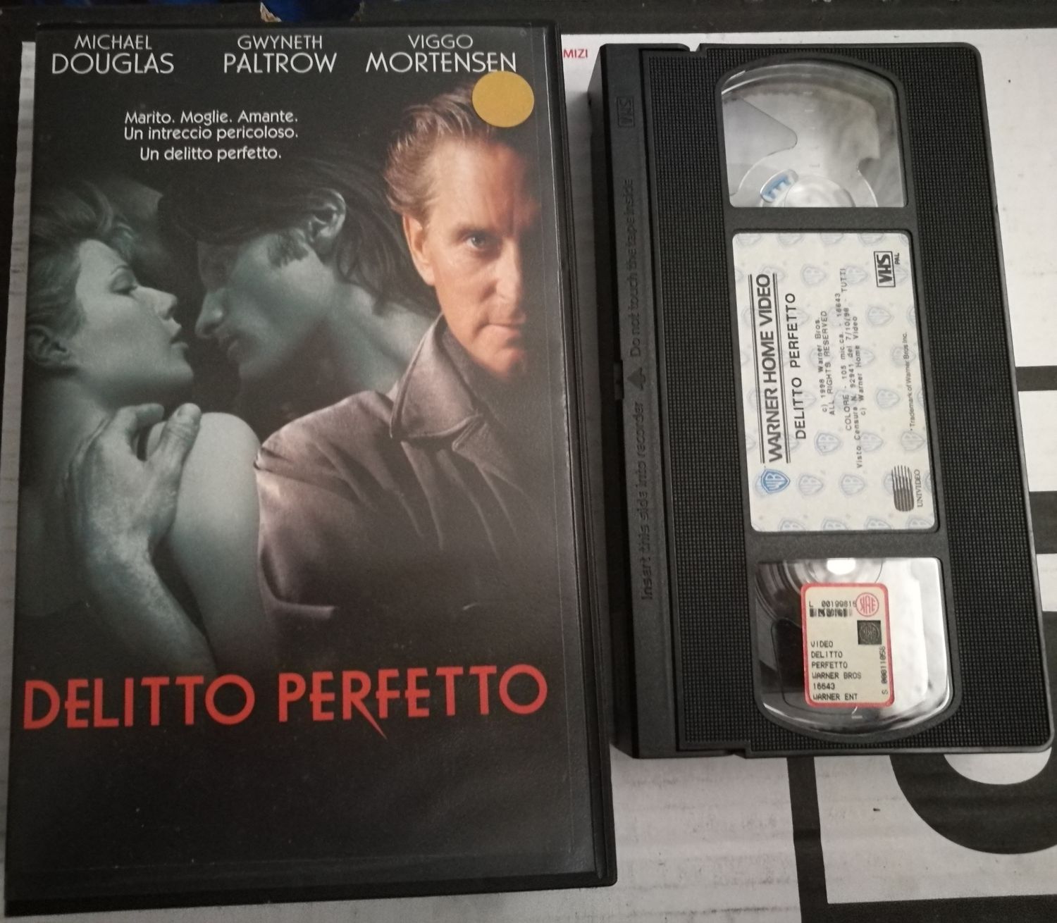 TeknoFilm – VHS – DELITTO PERFETTO di Andrew Davis (1998) - WARNER BROS TeknoFilm – VHS – DELITTO PERFETTO di Andrew Davis (1998) - WARNER BROS