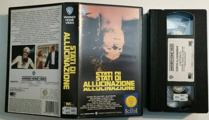 TeknoFilm – VHS – STATI DI ALLUCINAZIONE di Ken Russell (1980) - WARNER BROS TeknoFilm – VHS – STATI DI ALLUCINAZIONE di Ken Russell (1980) - WARNER BROS