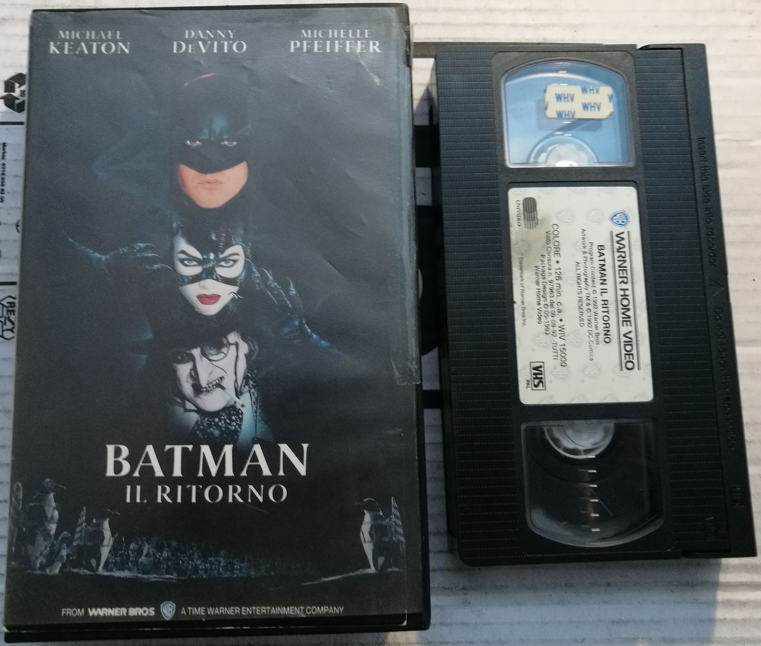 TeknoFilm – VHS – BATMAN - IL RITORNO di Tim Burton (1992) - WARNER BROS TeknoFilm – VHS – BATMAN - IL RITORNO di Tim Burton (1992) - WARNER BROS