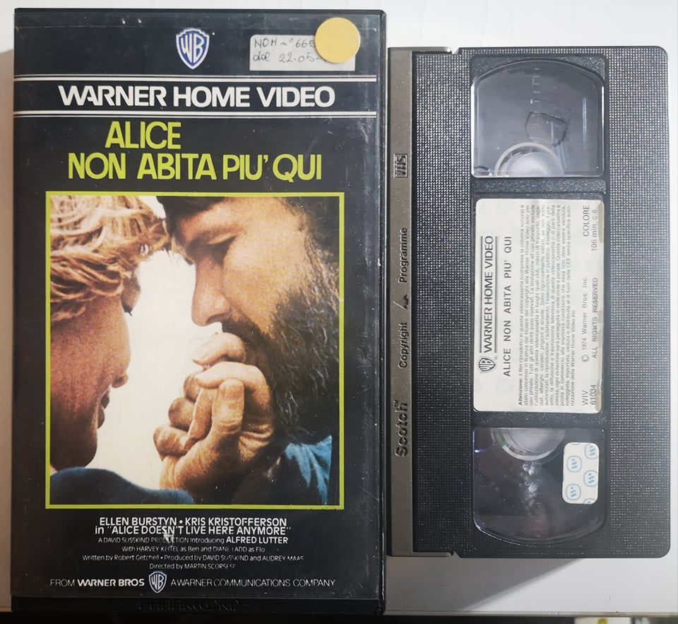 TeknoFilm – VHS – ALICE NON ABITA PIU' QUI di Martin Scorsese (1974) - WARNER BROS TeknoFilm – VHS – ALICE NON ABITA PIU' QUI di Martin Scorsese (1974) - WARNER BROS