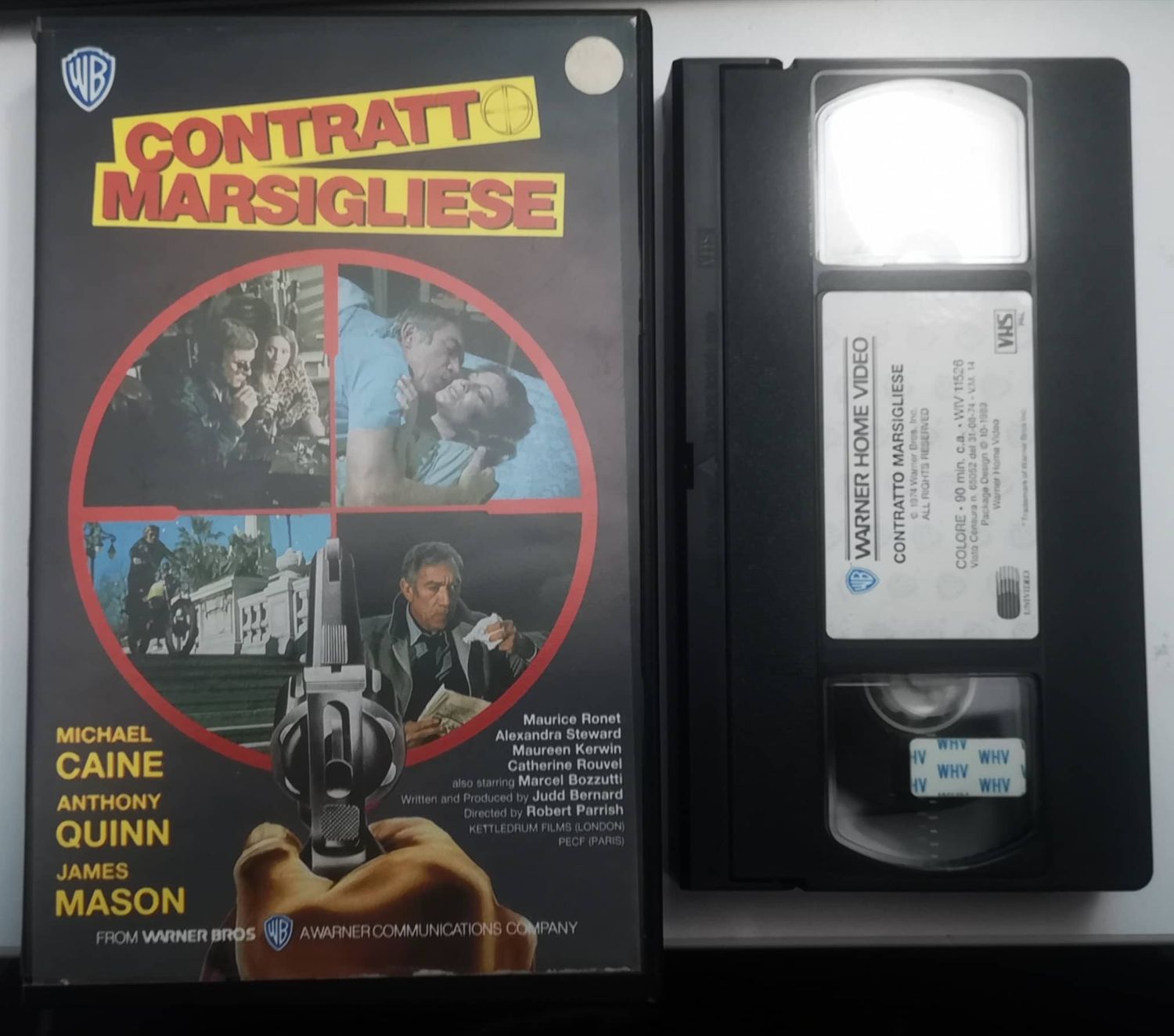 TeknoFilm – VHS – CONTRATTO MARSIGLIESE di Robert Parrish (1974) - WARNER BROS TeknoFilm – VHS – CONTRATTO MARSIGLIESE di Robert Parrish (1974) - WARNER BROS