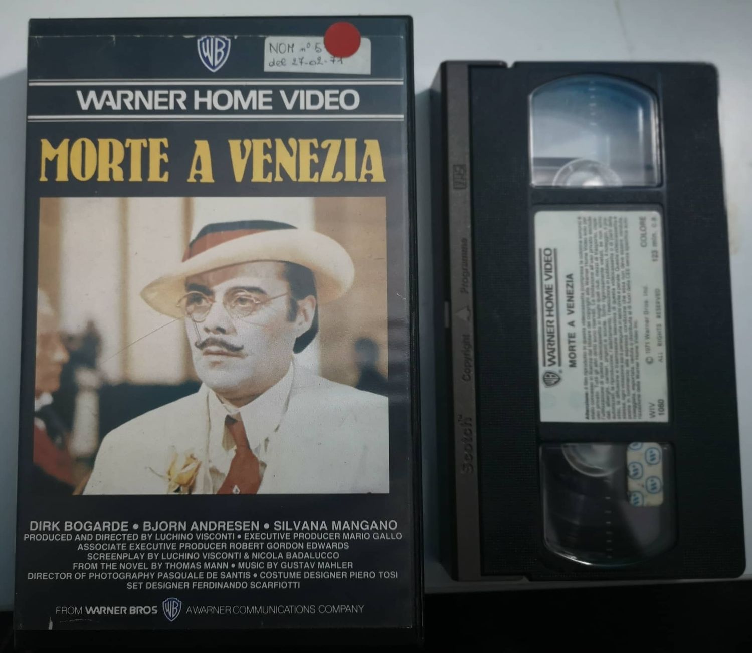TeknoFilm – VHS – MORTE A VENEZIA di Luchino Visconti (1971) - WARNER BROS TeknoFilm – VHS – MORTE A VENEZIA di Luchino Visconti (1971) - WARNER BROS