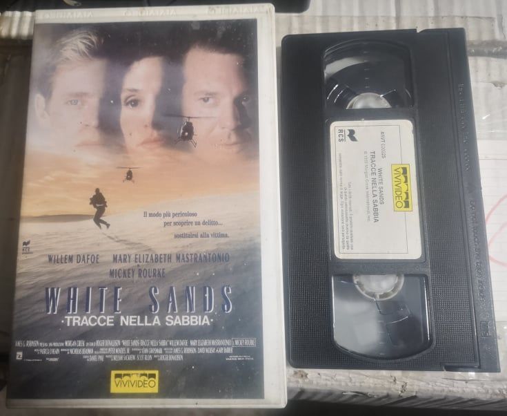 TeknoFilm – VHS – WHITE SANDS - TRACCE NELLA SABBIA di Roger Donaldson (1992) - VIVIVIDEO