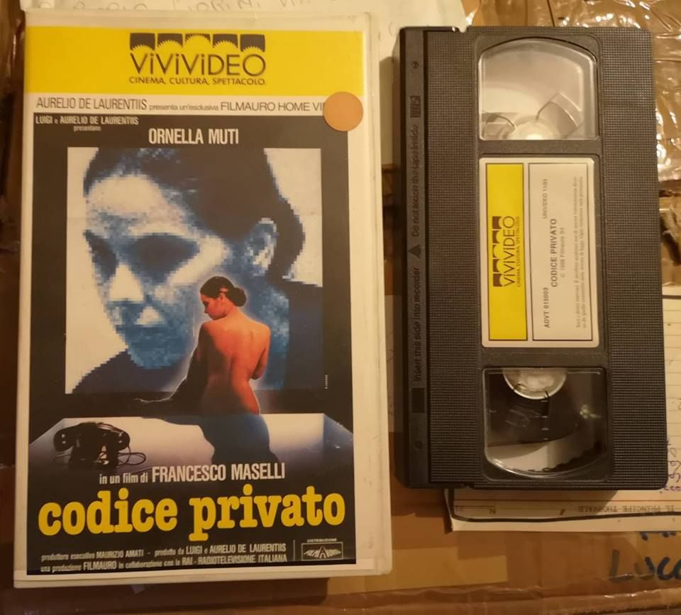 TeknoFilm – VHS – CODICE PRIVATO di Francesco Maselli (1988) - VIVIVIDEO TeknoFilm – VHS – CODICE PRIVATO di Francesco Maselli (1988) - VIVIVIDEO