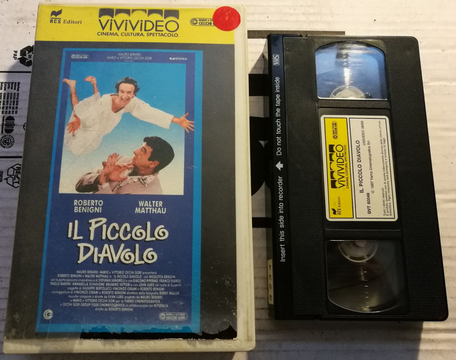 TeknoFilm – VHS – IL PICCOLO DIAVOLO di Roberto Benigni (1988) - VIVIVIDEO
