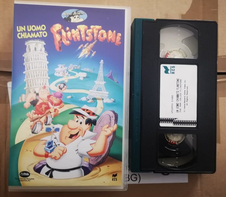 TeknoFilm – VHS – UN UOMO CHIAMATO FLINTSTONES di Joseph Barbera e William Hanna (1967) - VIVIVIDEO (INEDITO IN DVD)