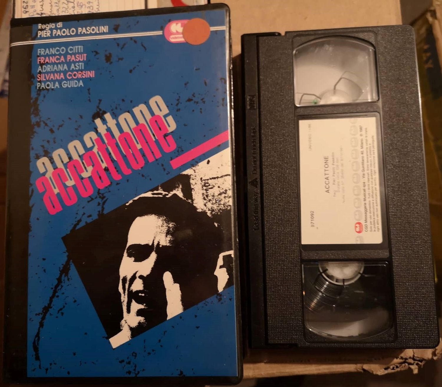 TeknoFilm - VHS – ACCATTONE di Pier Paolo Pasolini (1961) - CECCHI GORI HOME VIDEO TeknoFilm - VHS – ACCATTONE di Pier Paolo Pasolini (1961) - CECCHI GORI HOME VIDEO