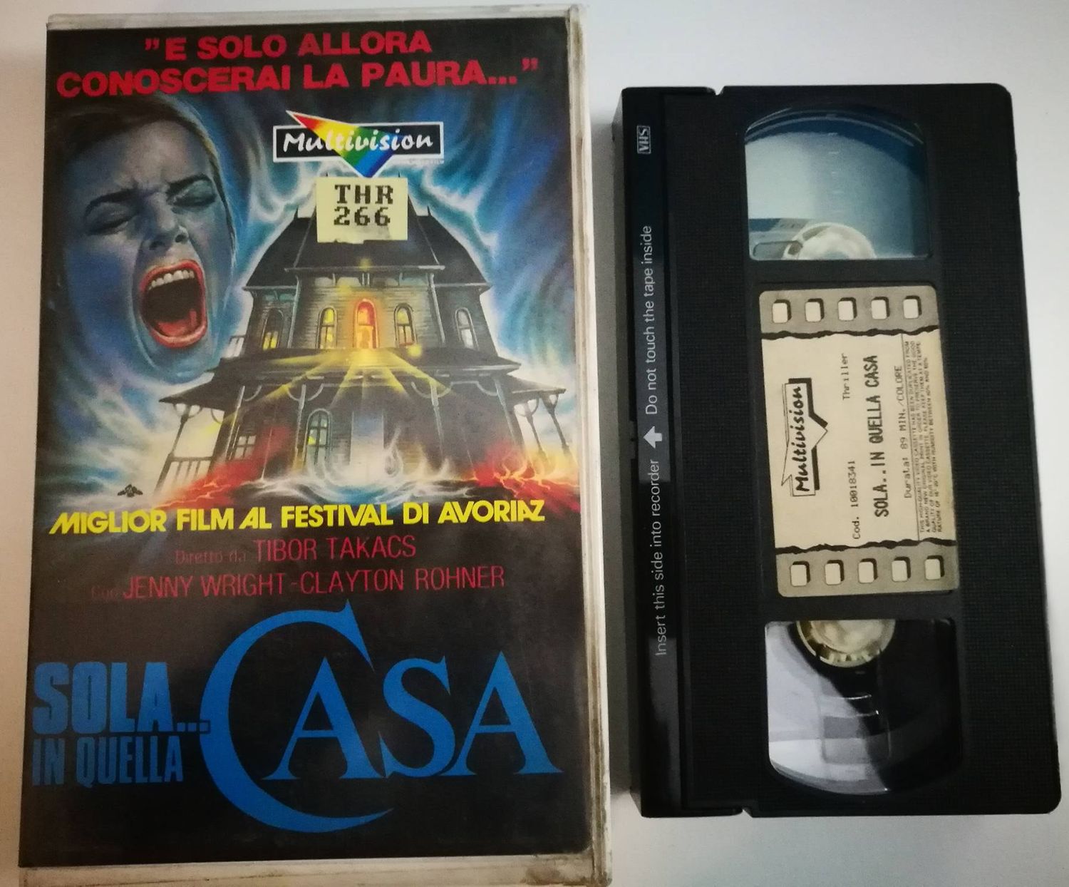 TeknoFilm – VHS – SOLA IN QUELLA CASA di Tibor Takács (1989) - MULTIVISION TeknoFilm – VHS – SOLA IN QUELLA CASA di Tibor Takács (1989) - MULTIVISION