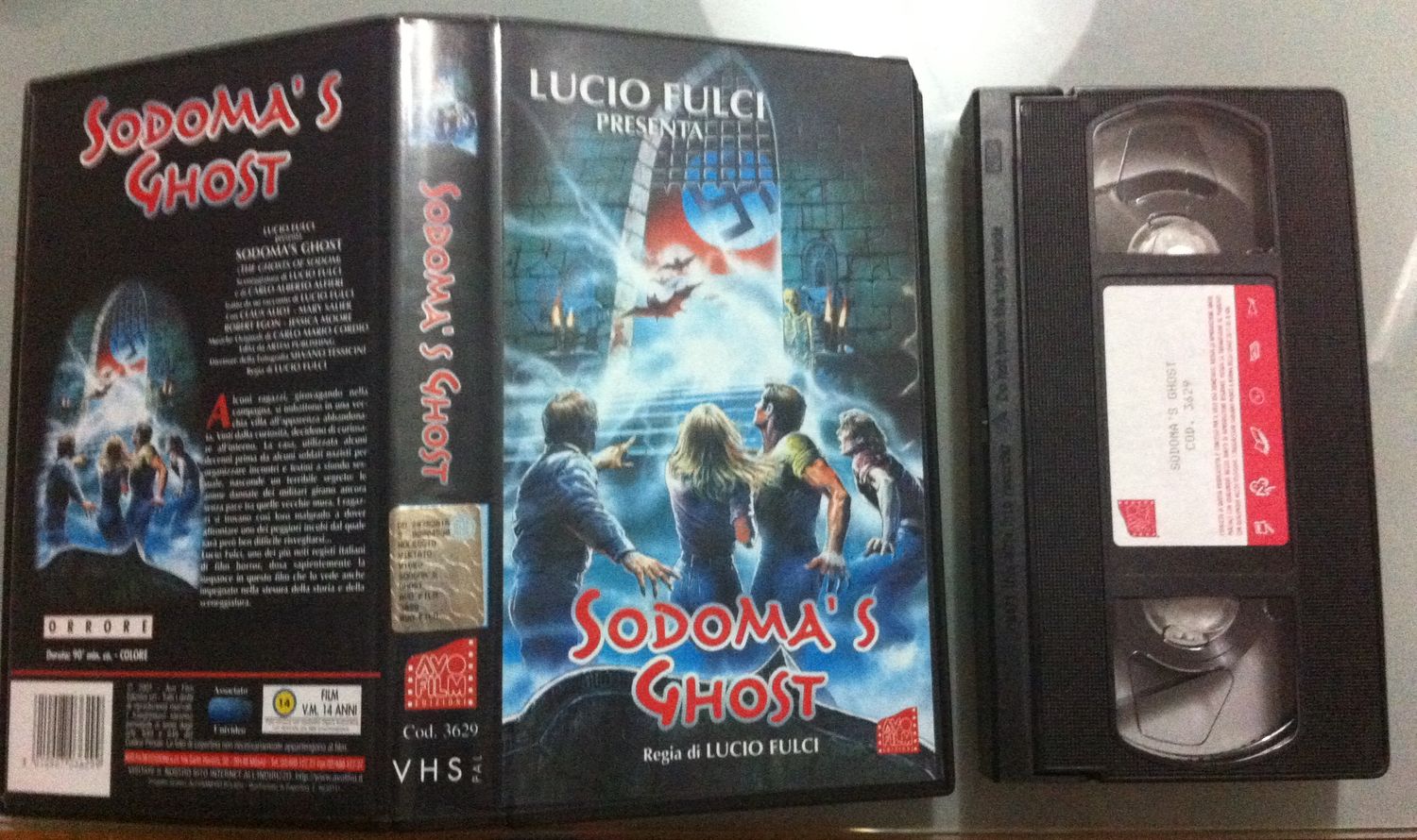 TeknoFilm - VHS – SODOMA'S GHOST di Lucio Fulci (1988) - AVOFILM TeknoFilm - VHS – SODOMA'S GHOST di Lucio Fulci (1988) - AVOFILM