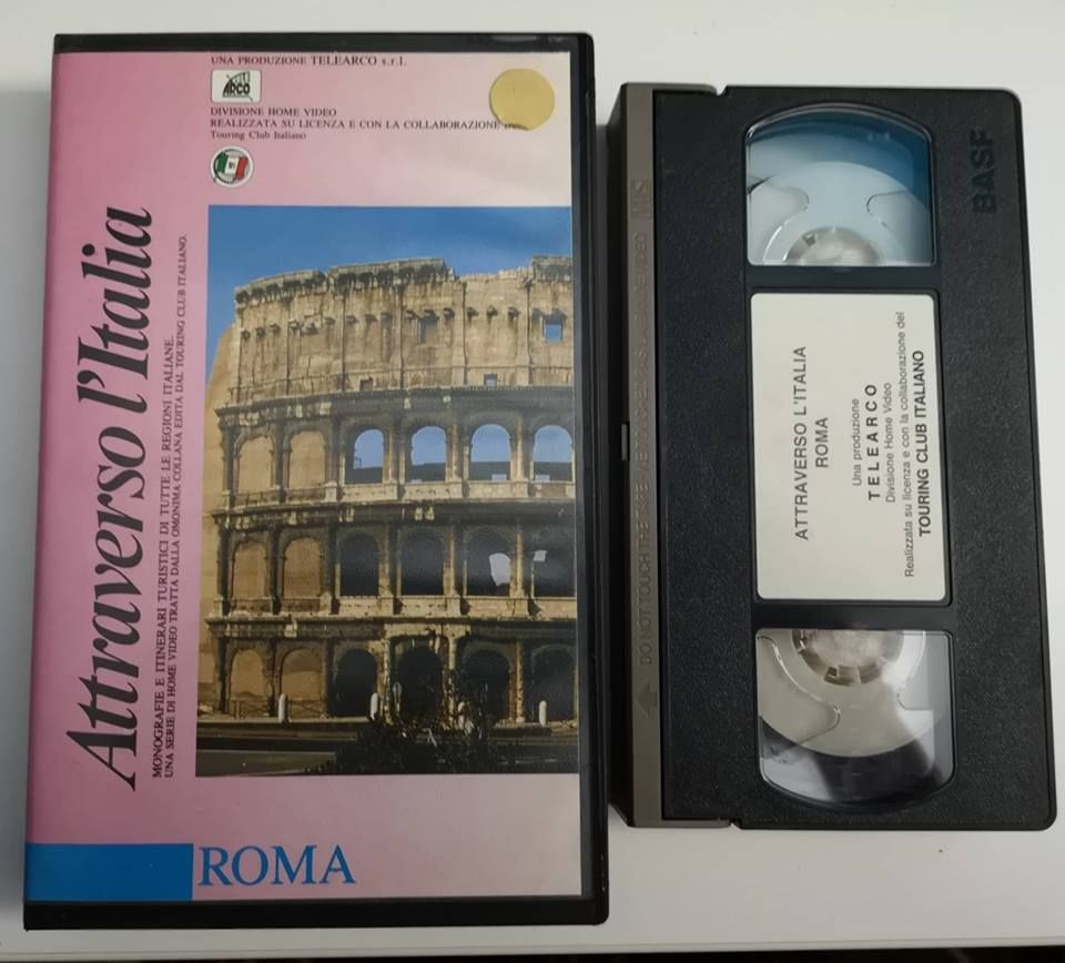 TeknoFilm - VHS – ATTRAVERSO L'ITALIA - ROMA di Luciano Martinengo (1987) - CECCHI GORI HOME VIDEO (INEDITO IN DVD)