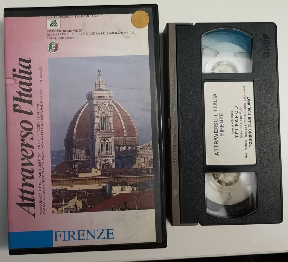 TeknoFilm - VHS – ATTRAVERSO L'ITALIA - FIRENZE di Luciano Martinengo (1987) - CECCHI GORI HOME VIDEO (INEDITO IN DVD)