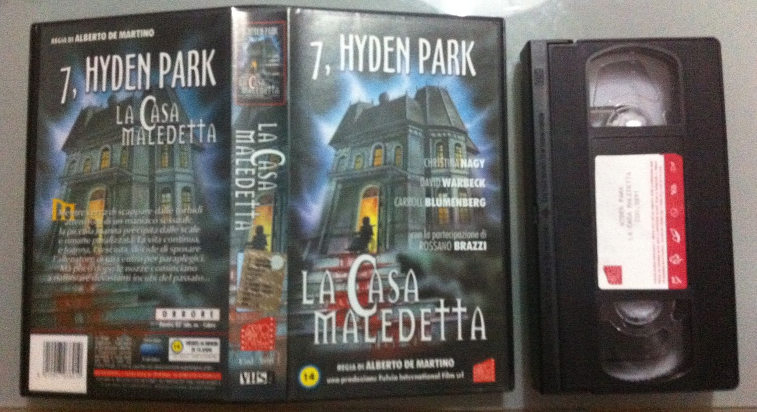 TeknoFilm - VHS – 7 HYDEN PARK - LA CASA MALEDETTA di Alberto De Martino (1985) - AVOFILM