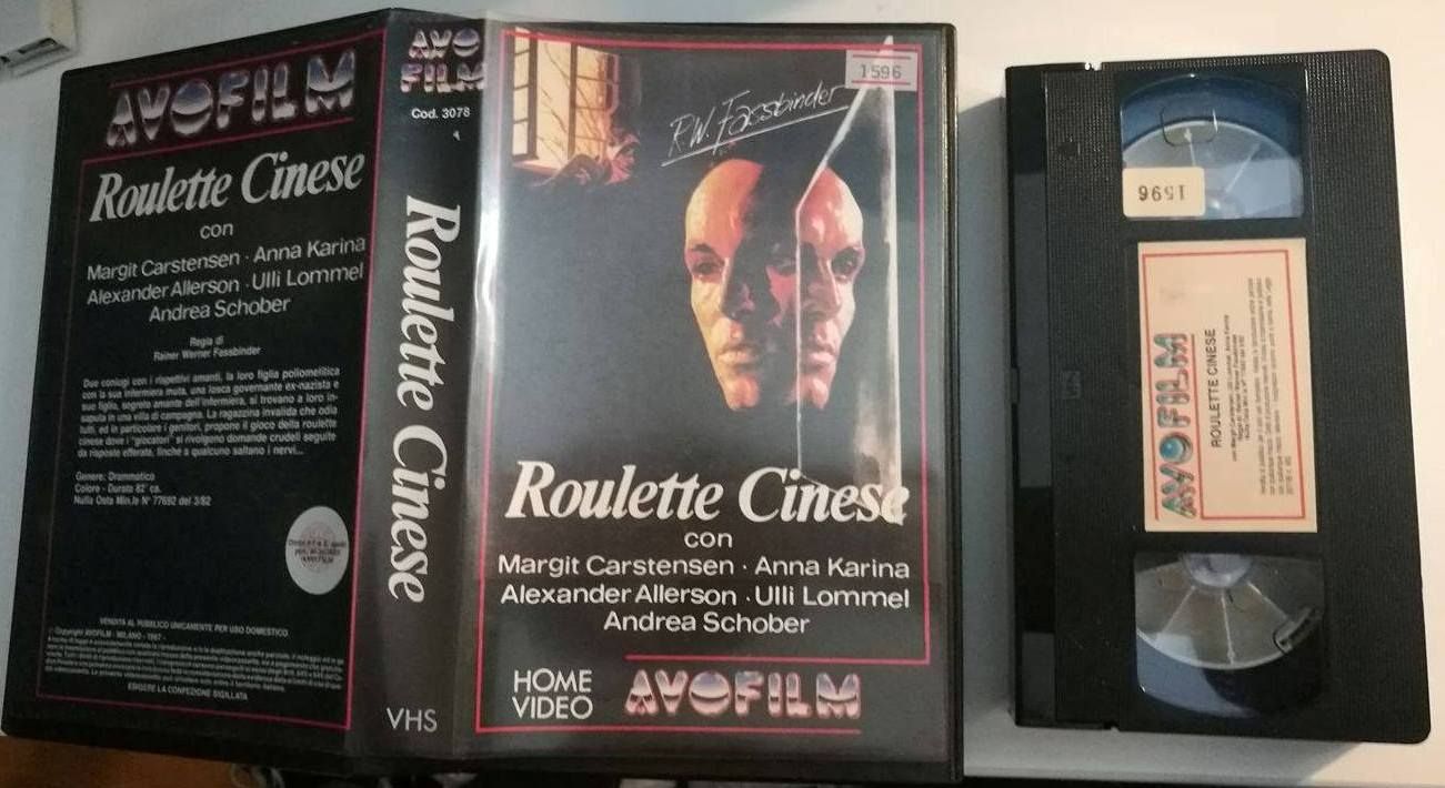 TeknoFilm - VHS - ROULETTE CINESE di Rainer Werner Fassbinder (1976) - AVOFILM TeknoFilm - VHS - ROULETTE CINESE di Rainer Werner Fassbinder (1976) - AVOFILM