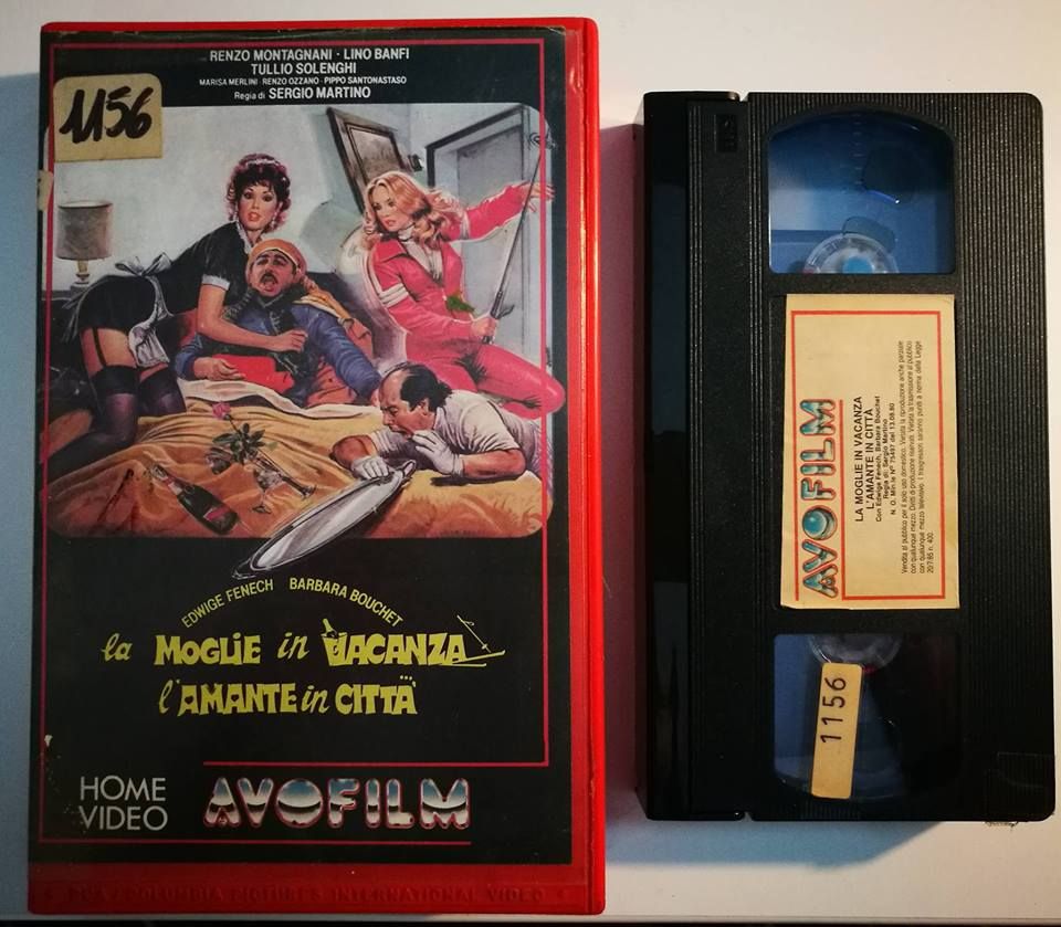 TeknoFilm - VHS - LA MOGLIE IN VACANZA L'AMANTE IN CITTA' di Sergio Martino (1980) - AVOFILM TeknoFilm - VHS - LA MOGLIE IN VACANZA L'AMANTE IN CITTA' di Sergio Martino (1980) - AVOFILM