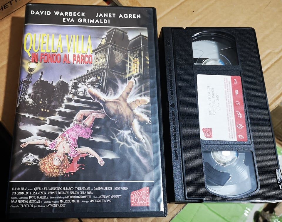 TeknoFilm - VHS - QUELLA VILLA IN FONDO AL PARCO di Anthony Ascot (1988) - AVOFILM