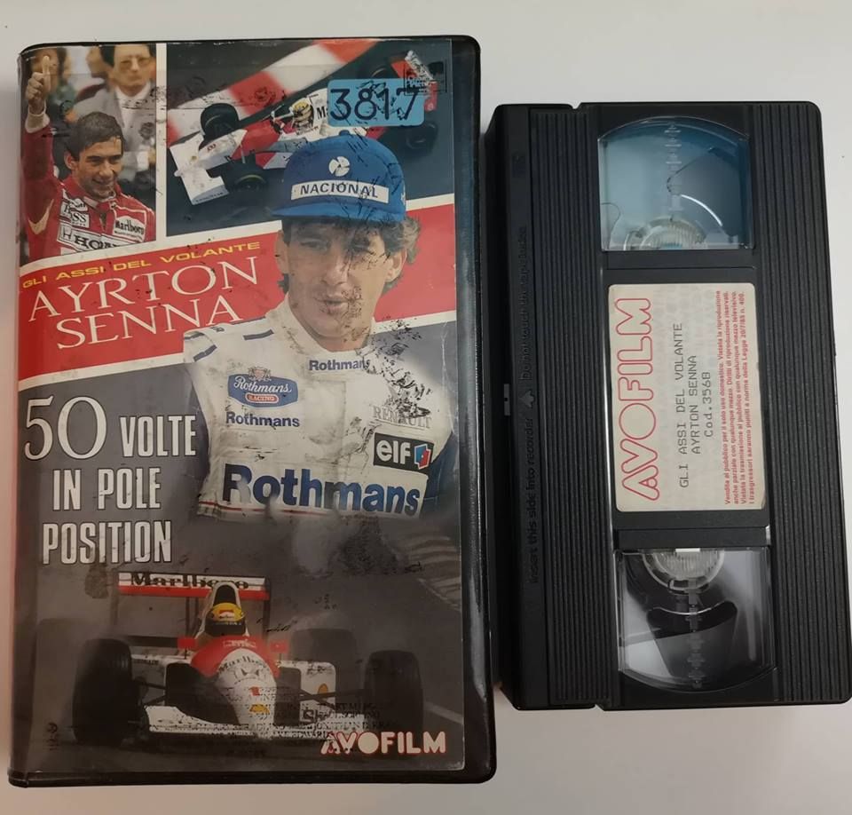 TeknoFilm - VHS – GLI ASSI DEL VOLANTE - AYRTON SENNA - 50 VOLTE IN POLE POSITION (1995) - AVOFILM (INEDITO IN DVD)