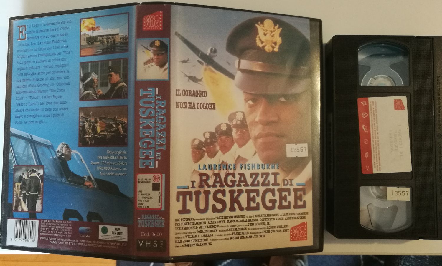 TeknoFilm - VHS – I RAGAZZI DI TUSKEGEE di Robert Markowitz (1995) - AVOFILM (INEDITO IN DVD) TeknoFilm - VHS – I RAGAZZI DI TUSKEGEE di Robert Markowitz (1995) - AVOFILM (INEDITO IN DVD)