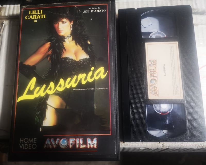 TeknoFilm - VHS – LUSSURIA di Joe D'Amato (1985) - AVOFILM (INEDITO IN DVD)