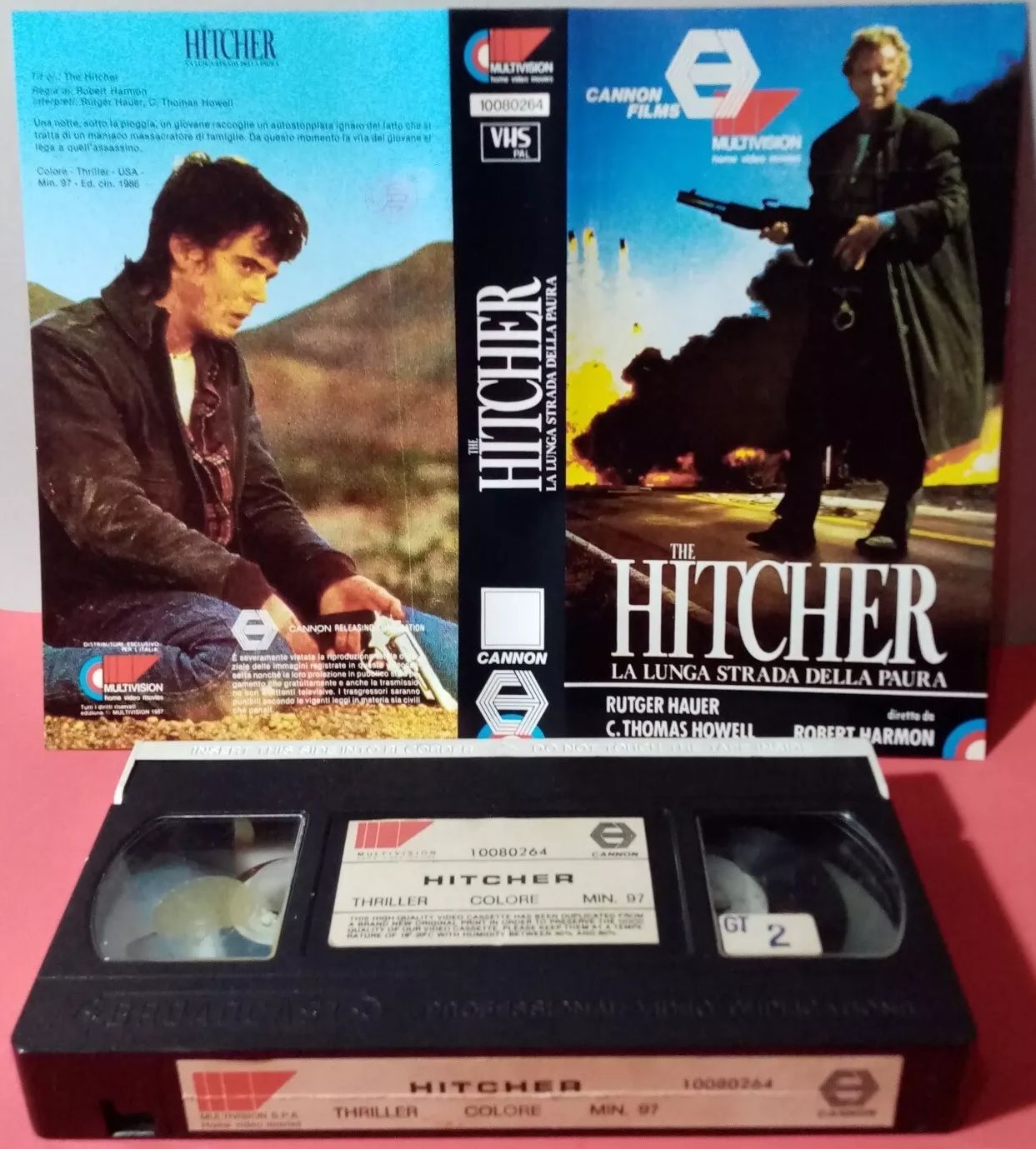 TeknoFilm – VHS – THE HITCHER - LA LUNGA STRADA DELLA PAURA di Robert Harmon (1986) - MULTIVISION