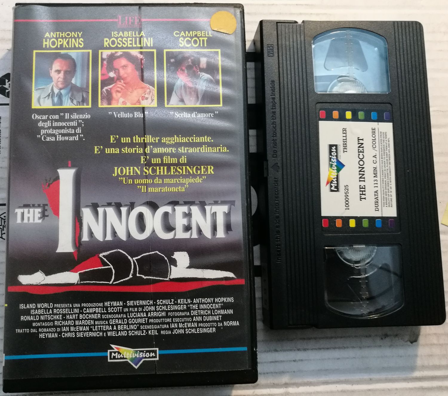 TeknoFilm – VHS – THE INNOCENT di John Schlesinger (1993) - MULTIVISION TeknoFilm – VHS – THE INNOCENT di John Schlesinger (1993) - MULTIVISION