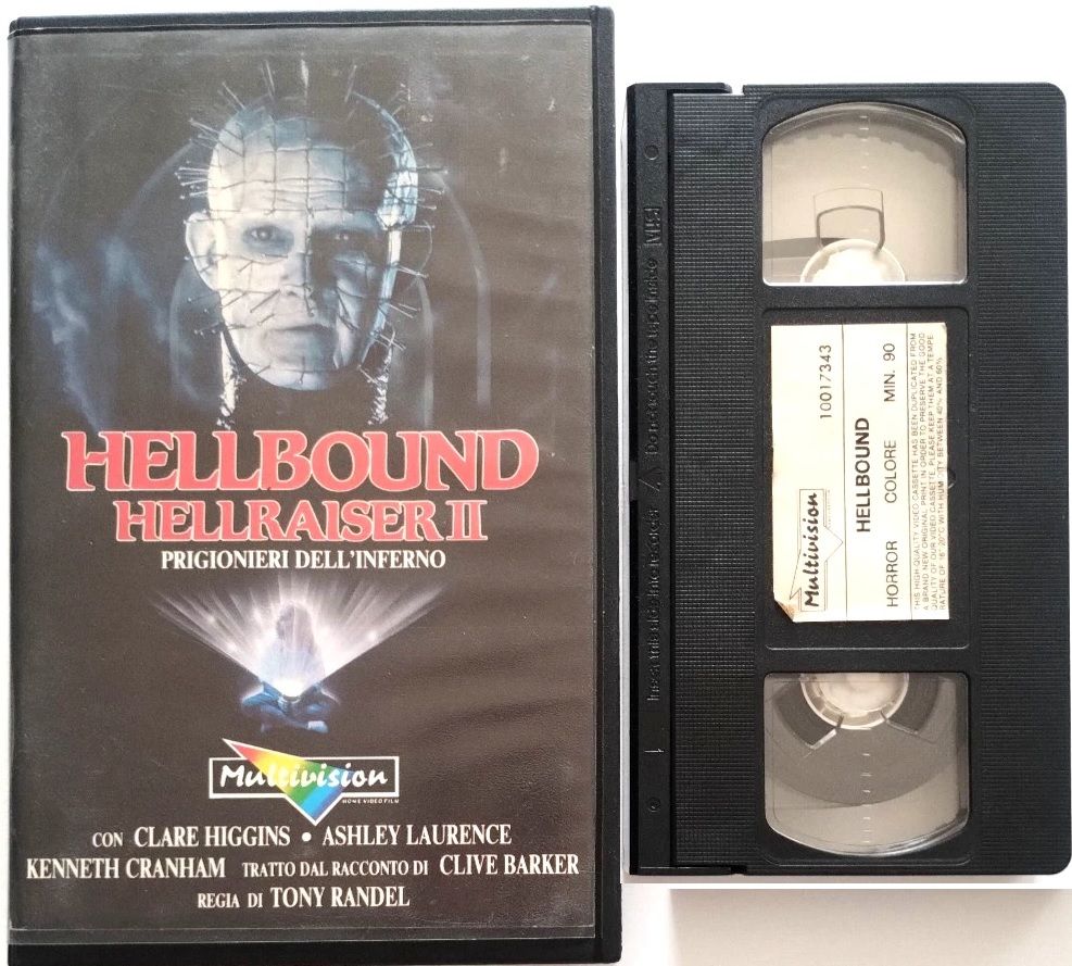 TeknoFilm – VHS – HELLRAISER 2 - HELLBOUND di Tony Randel (1988) - MULTIVISION TeknoFilm – VHS – HELLRAISER 2 - HELLBOUND di Tony Randel (1988) - MULTIVISION