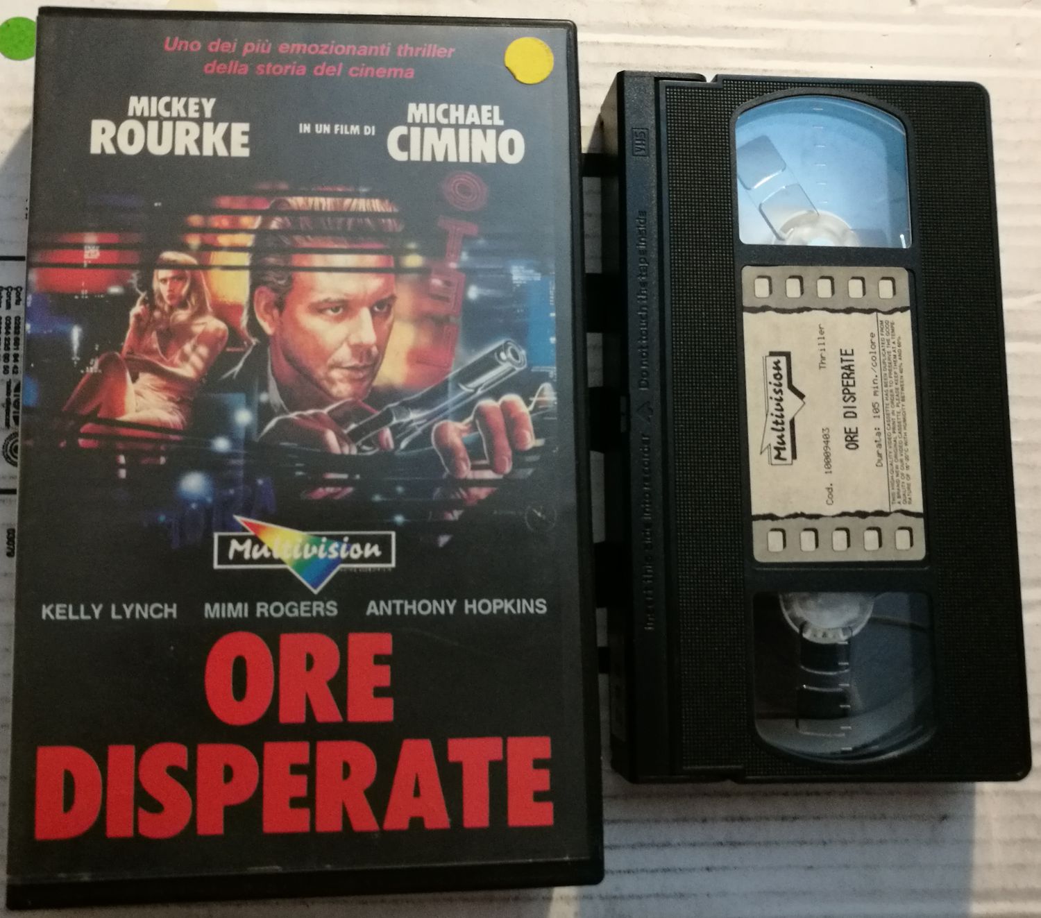 TeknoFilm – VHS – ORE DISPERATE di Michael Cimino (1990) - MULTIVISION TeknoFilm – VHS – ORE DISPERATE di Michael Cimino (1990) - MULTIVISION