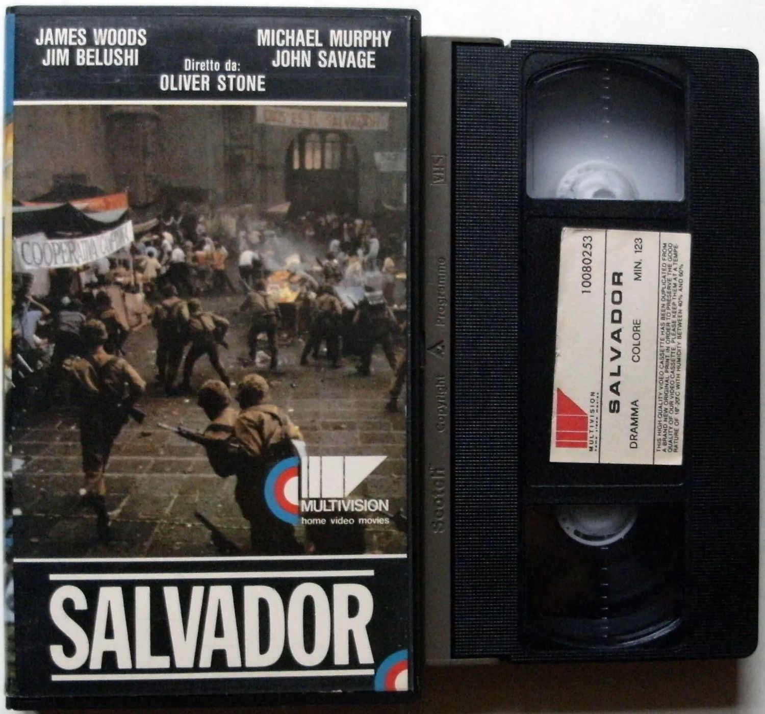 TeknoFilm – VHS – SALVADOR di Oliver Stone (1986) - MULTIVISION TeknoFilm – VHS – SALVADOR di Oliver Stone (1986) - MULTIVISION