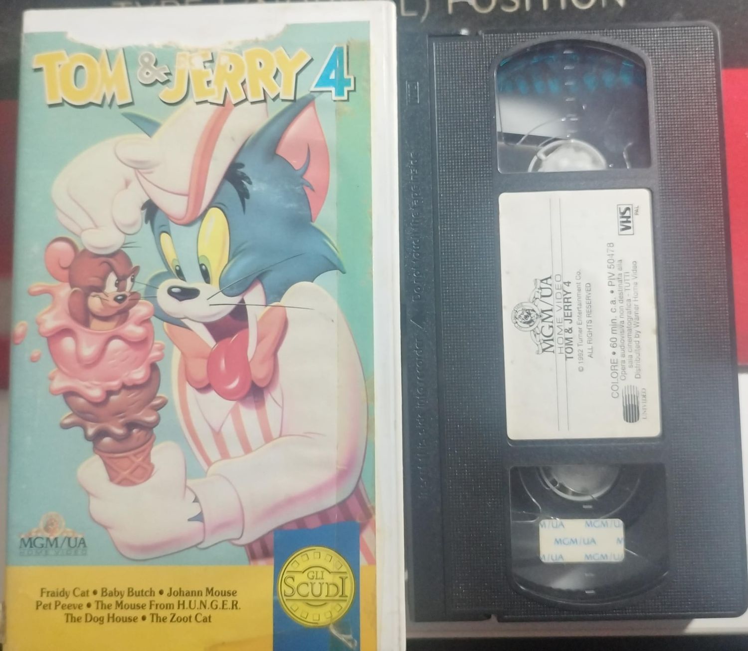 TeknoFilm - VHS - TOM & JERRY 4 - 7 Episodi (1991) - WARNER BROS (INEDITO IN DVD)