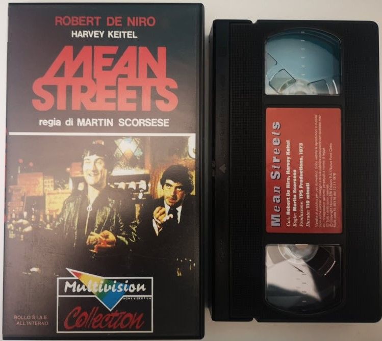 TeknoFilm – VHS – MEAN STREETS - DOMENICA IN CHIESA LUNEDI' ALL'INFERNO di Martin Scorsese (1973) - MULTIVISION
