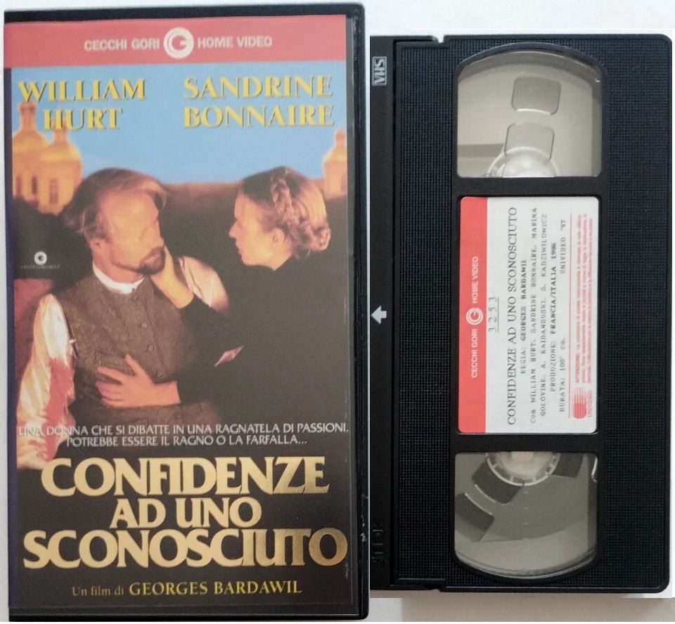 TeknoFilm - VHS (Copertina tagliata) – CONFIDENZE AD UNO SCONOSCIUTO di Georges Bardawil (1995) - CECCHI GORI HOME VIDEO