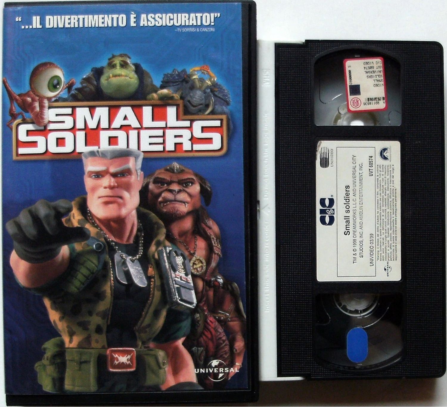 TeknoFilm - VHS – SMALL SOLDIERS di Joe Dante (1998) - CIC TeknoFilm - VHS – SMALL SOLDIERS di Joe Dante (1998) - CIC