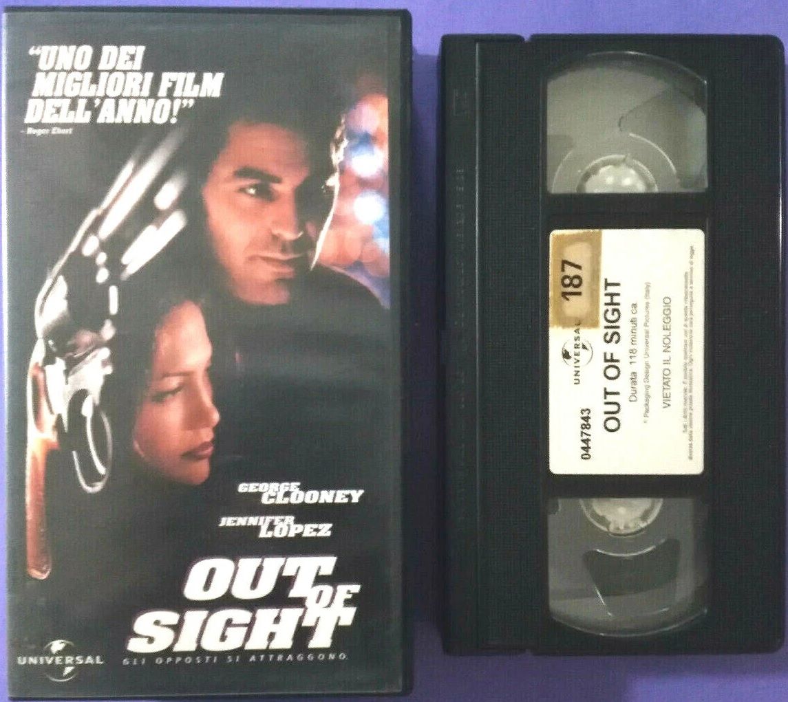 TeknoFilm - VHS – OUT OF SIGHT di Steven Soderbergh (1998) - CIC TeknoFilm - VHS – OUT OF SIGHT di Steven Soderbergh (1998) - CIC