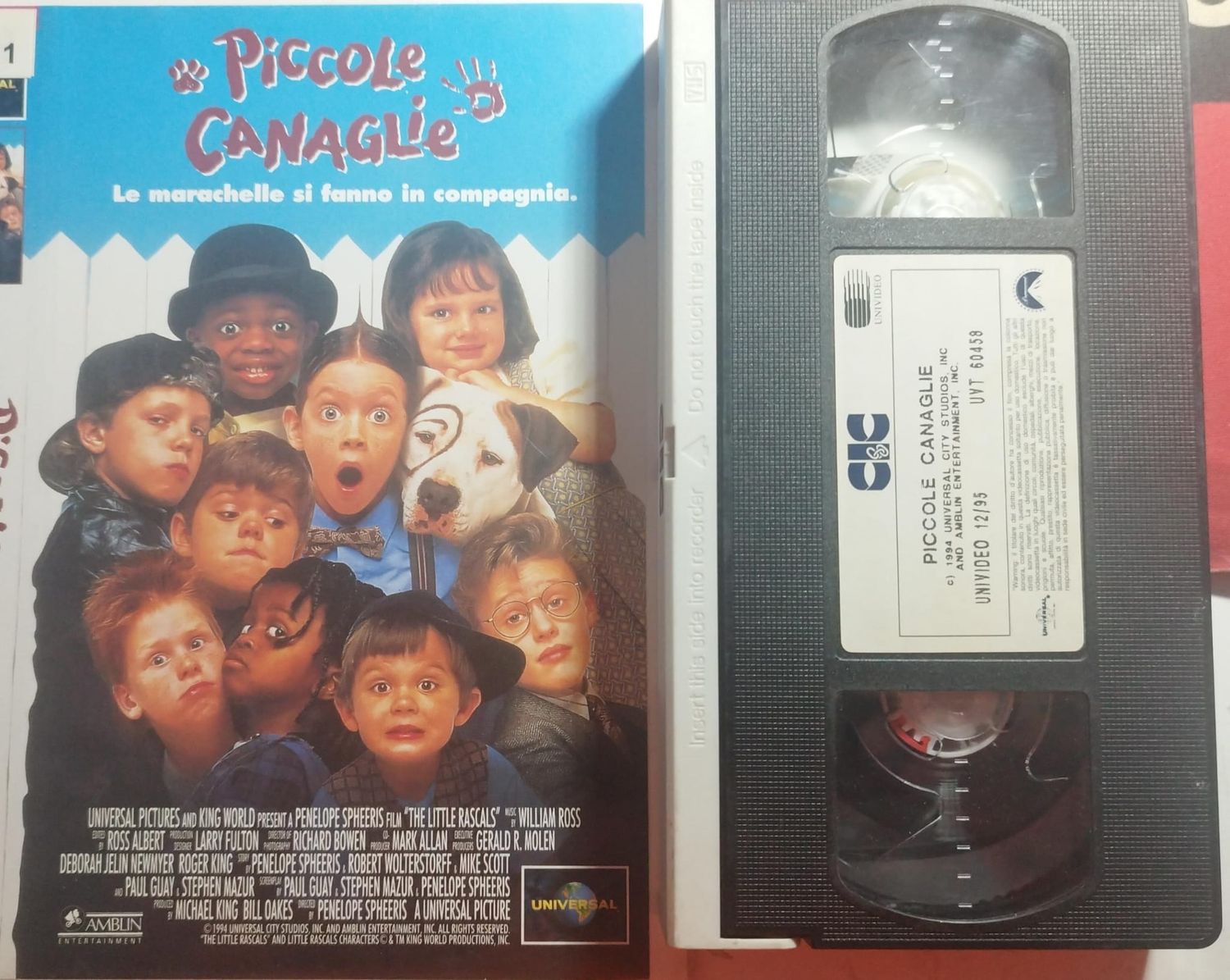 TeknoFilm - VHS – PICCOLE CANAGLIE di Penelope Spheeris (1994) - CIC TeknoFilm - VHS – PICCOLE CANAGLIE di Penelope Spheeris (1994) - CIC