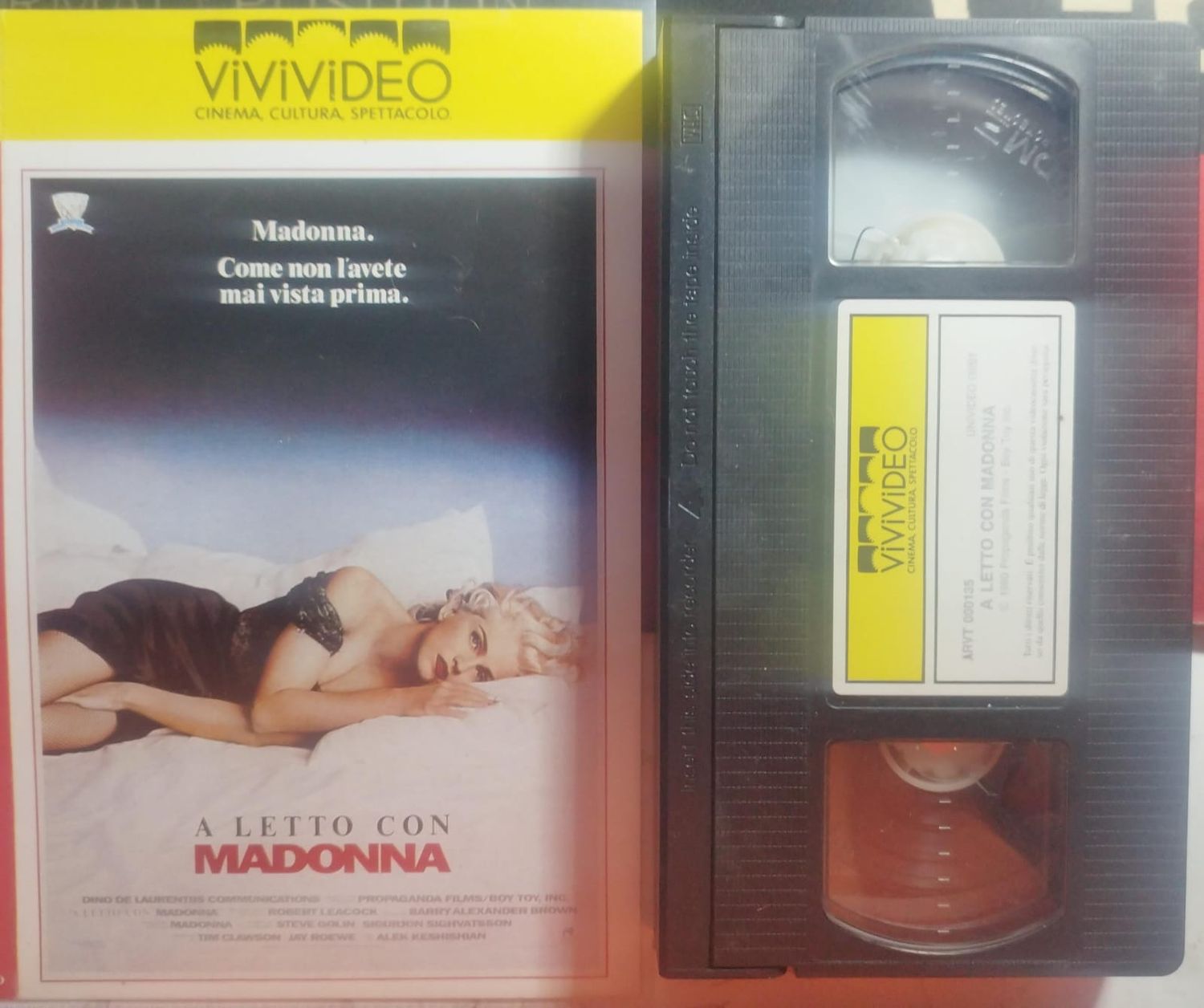 TeknoFilm - VHS – A LETTO CON MADONNA di Alek Keshishian (1990) - VIVIVIDEO TeknoFilm - VHS – A LETTO CON MADONNA di Alek Keshishian (1990) - VIVIVIDEO