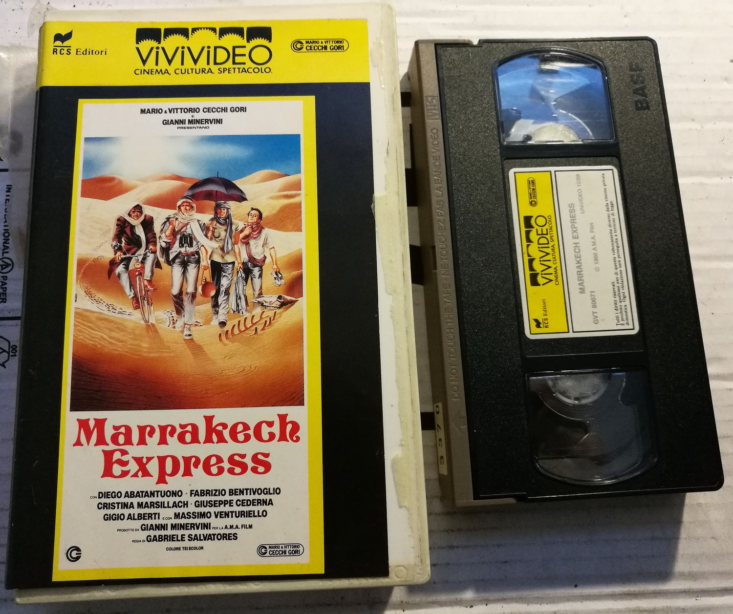 TeknoFilm - VHS – MARRAKECH EXPRESS di Gabriele Salvatores (1989) - VIVIVIDEO