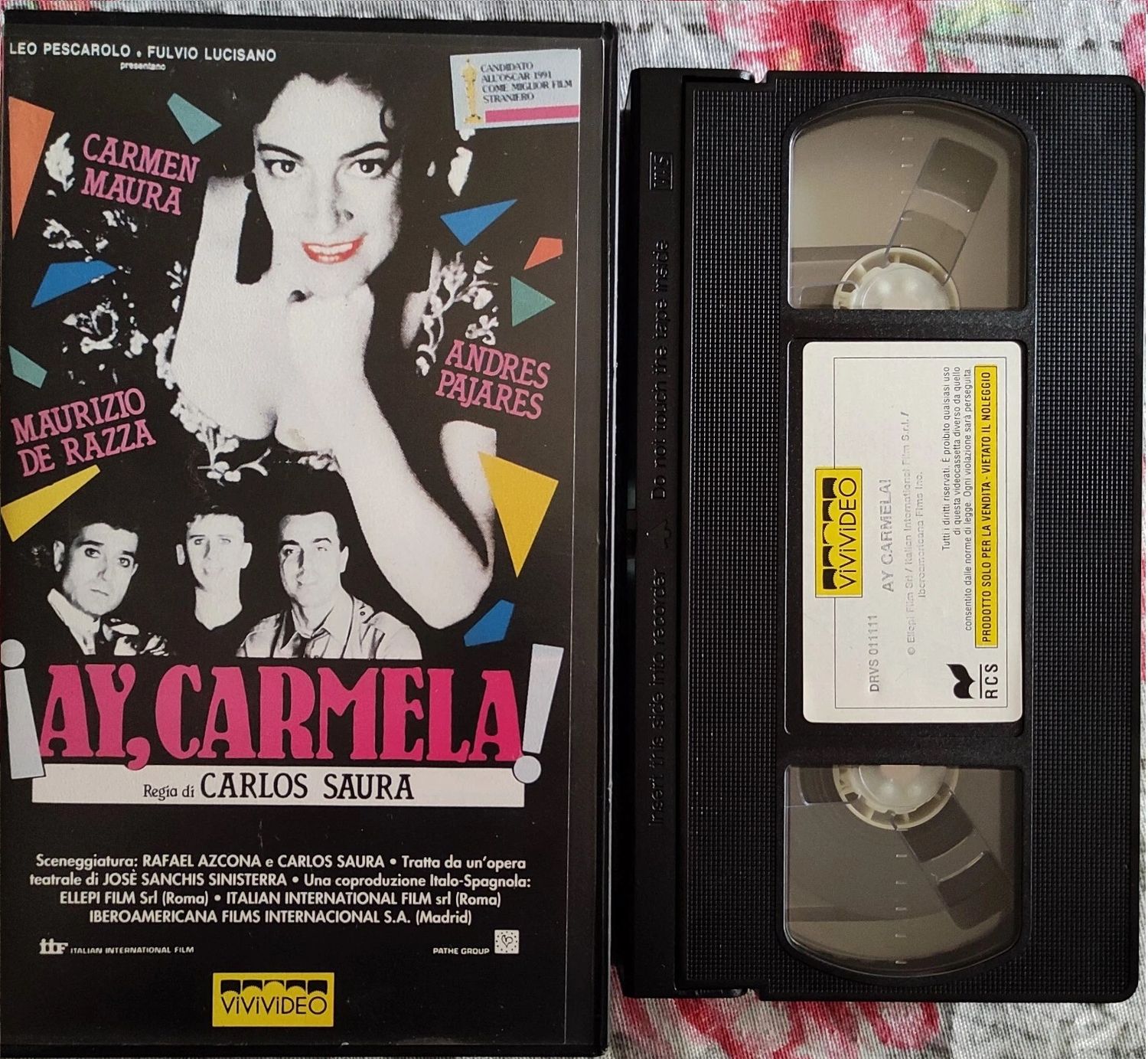 TeknoFilm - VHS – AY CARMELA di Carlos Saura (1989) - VIVIVIDEO