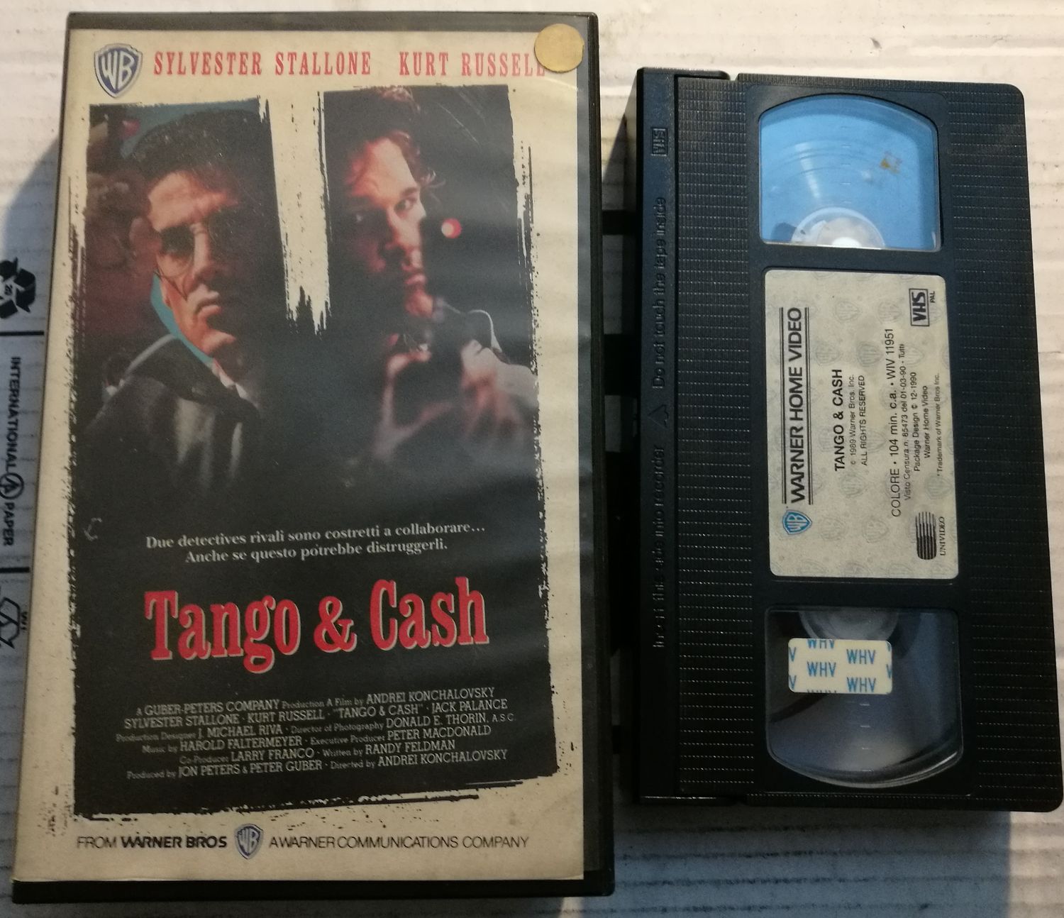 TeknoFilm - VHS - TANGO & CASH di Andrei Konchalovsky (1989) - WARNER BROS TeknoFilm - VHS - TANGO & CASH di Andrei Konchalovsky (1989) - WARNER BROS