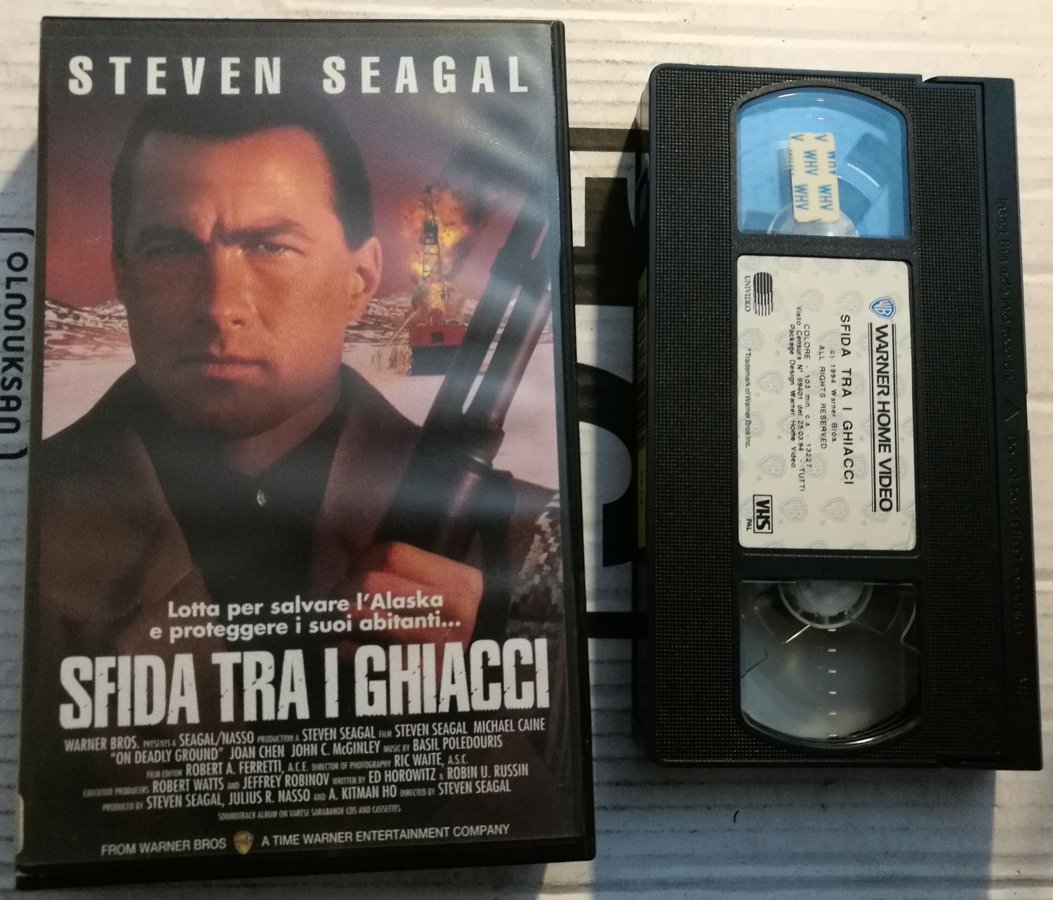 TeknoFilm - VHS - SFIDA TRA I GHIACCI di Steven Seagal (1994) - WARNER BROS TeknoFilm - VHS - SFIDA TRA I GHIACCI di Steven Seagal (1994) - WARNER BROS